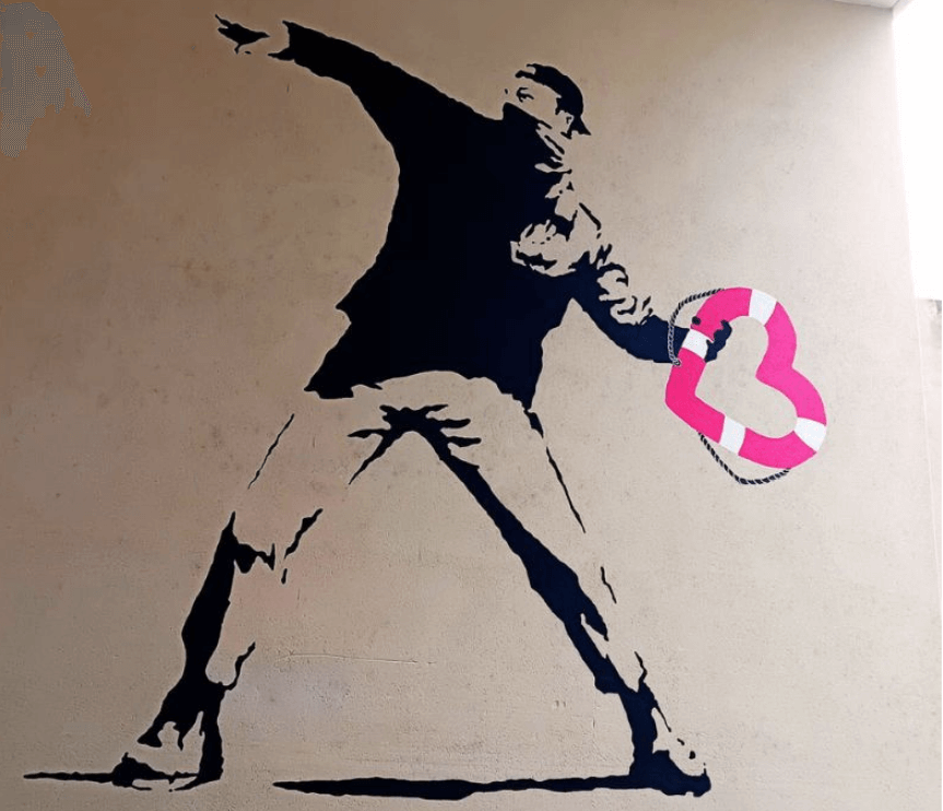 Banksy fresque hôpital