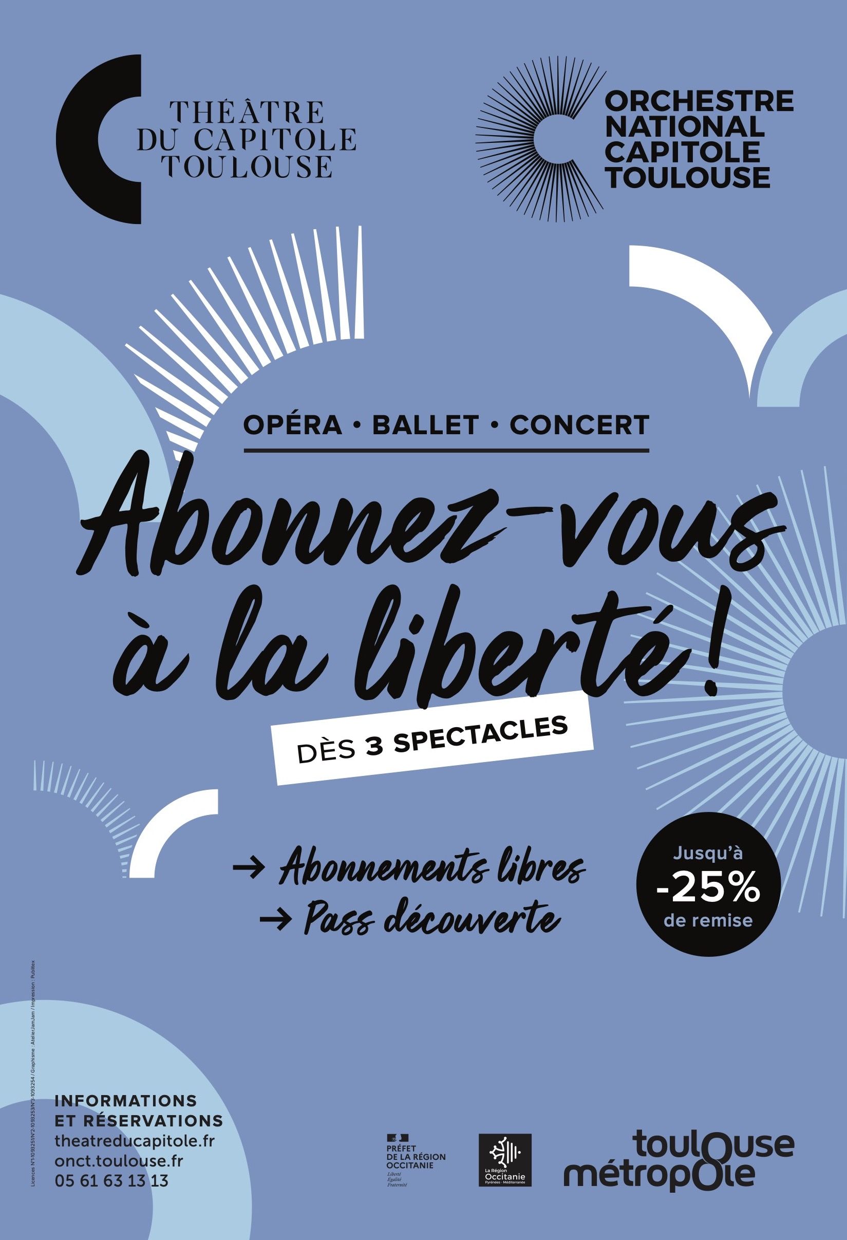 Orchestre et Théâtre du Capitole - Abonnez-vous à la liberté