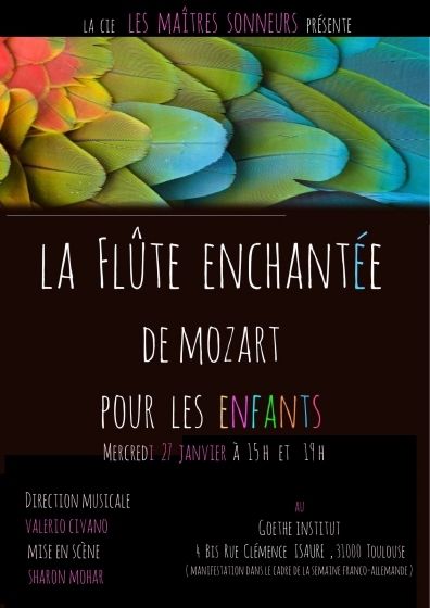 Goethe Institut - La flûte enchantée de Mozart pour les enfants
