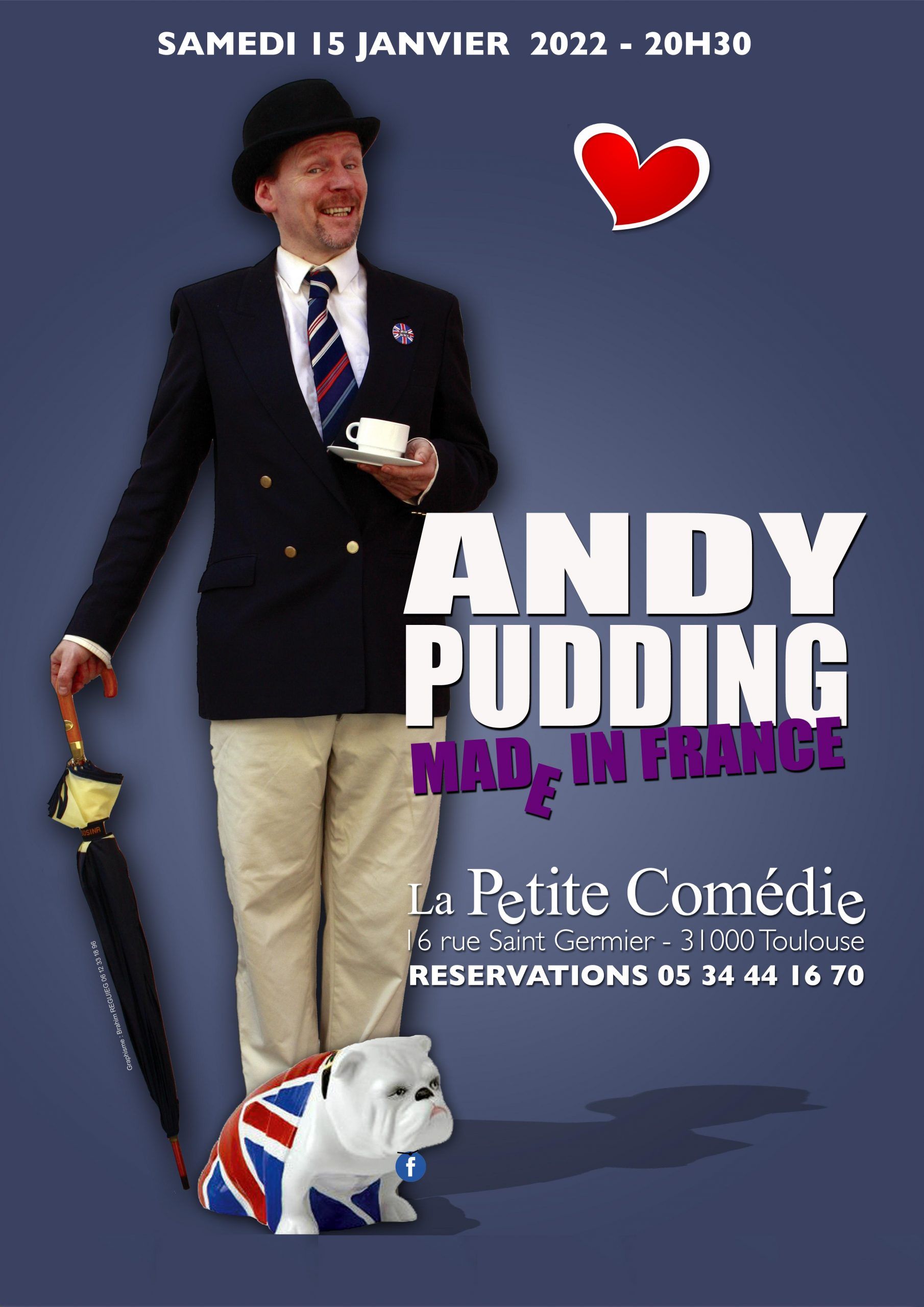 La Comédie de Toulouse - Andy Pudding