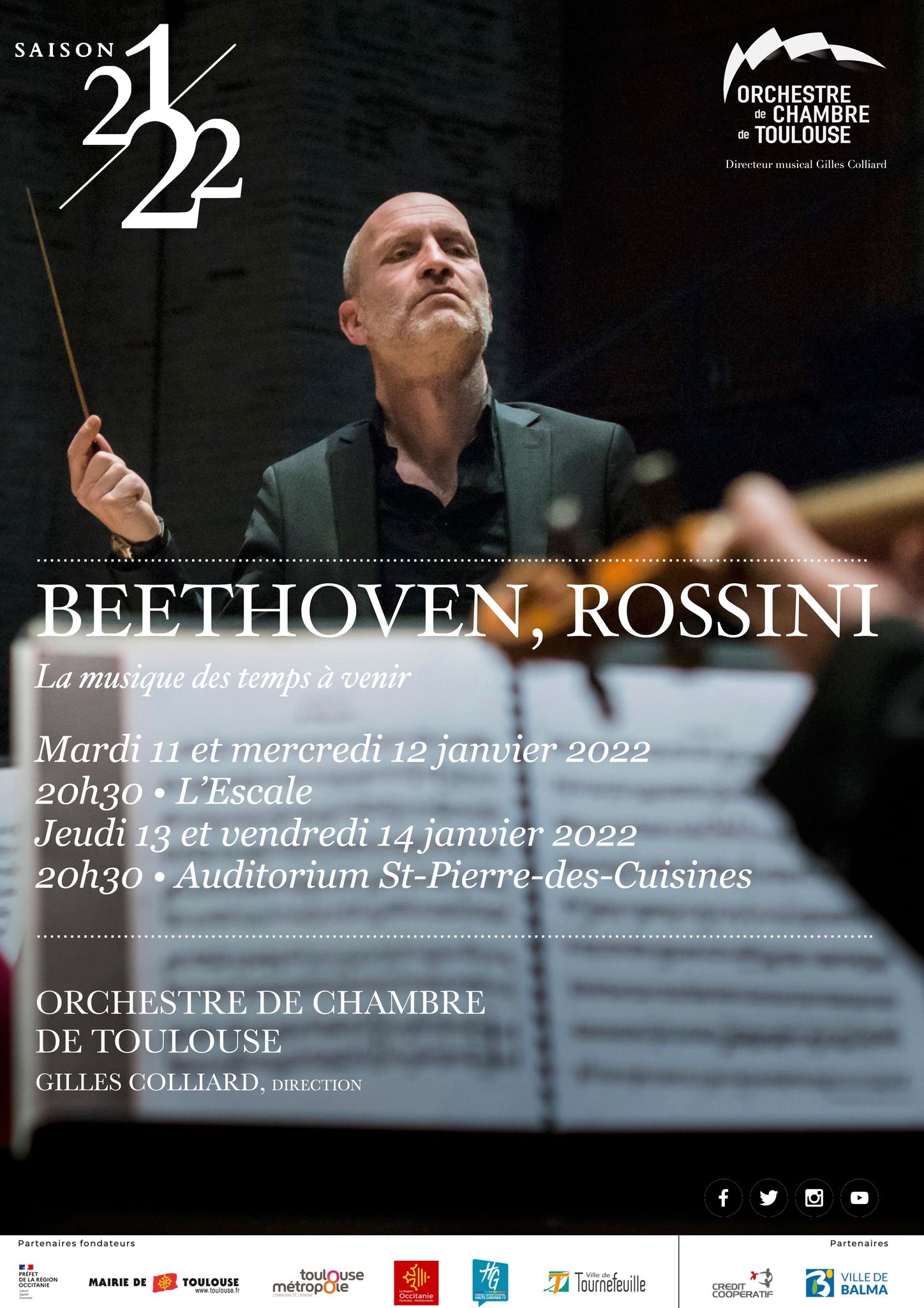 L'Escale - Orchestre de Chambre de Toulouse janvier 2022