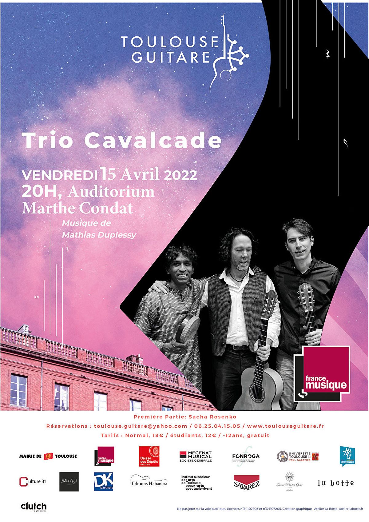 Toulouse Guitare - Trio Cavalcade 2022