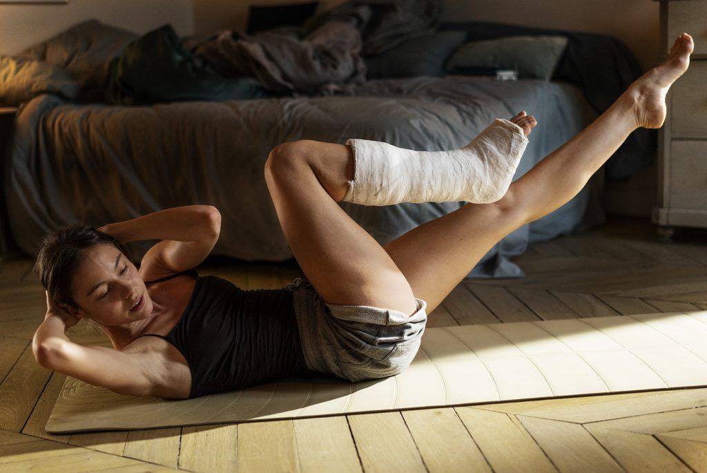 Marion Barbeau blessée