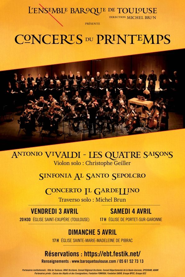 Ensemble Baroque - Concerts de Printemps 2017