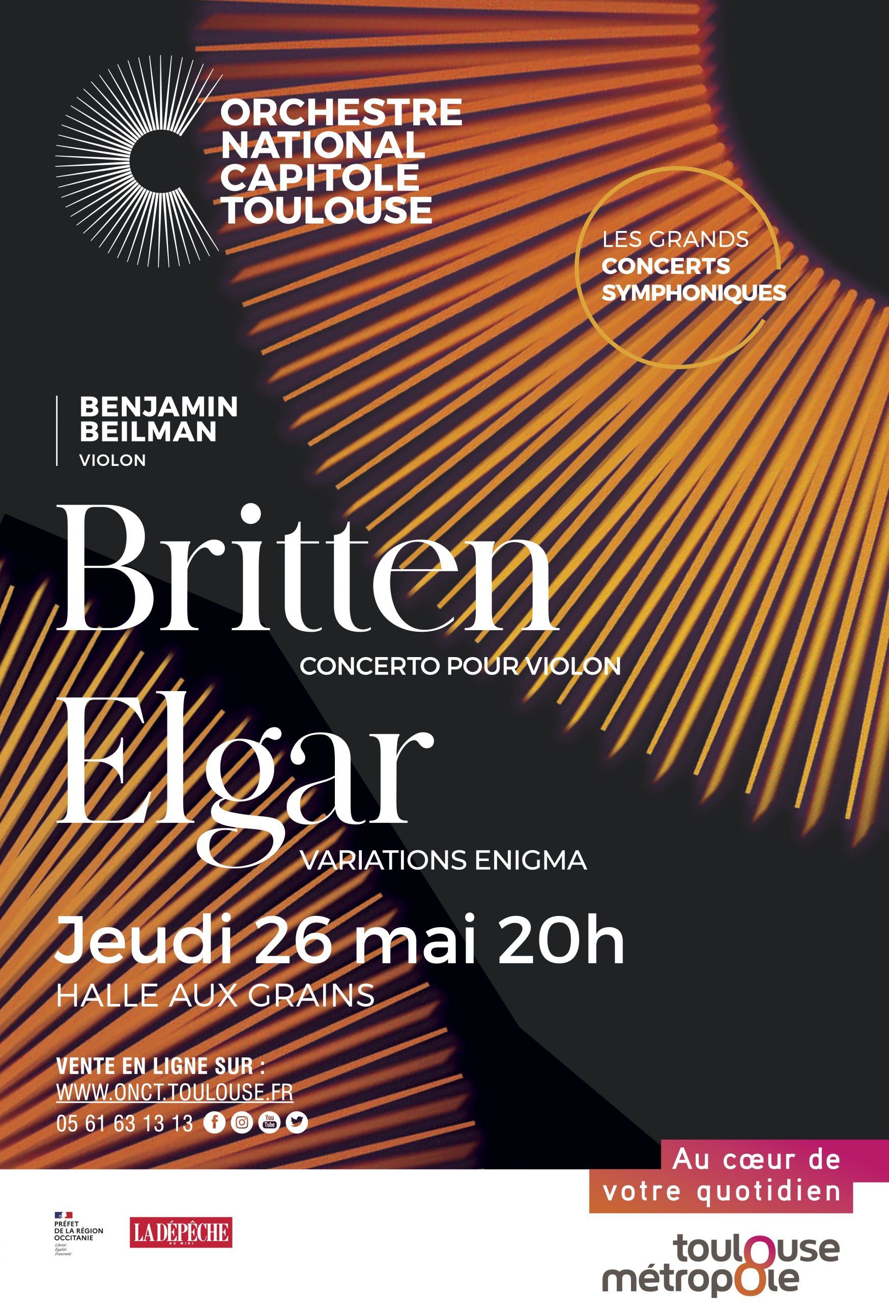 Orchestre national du Capitole - Benjamin Beilman