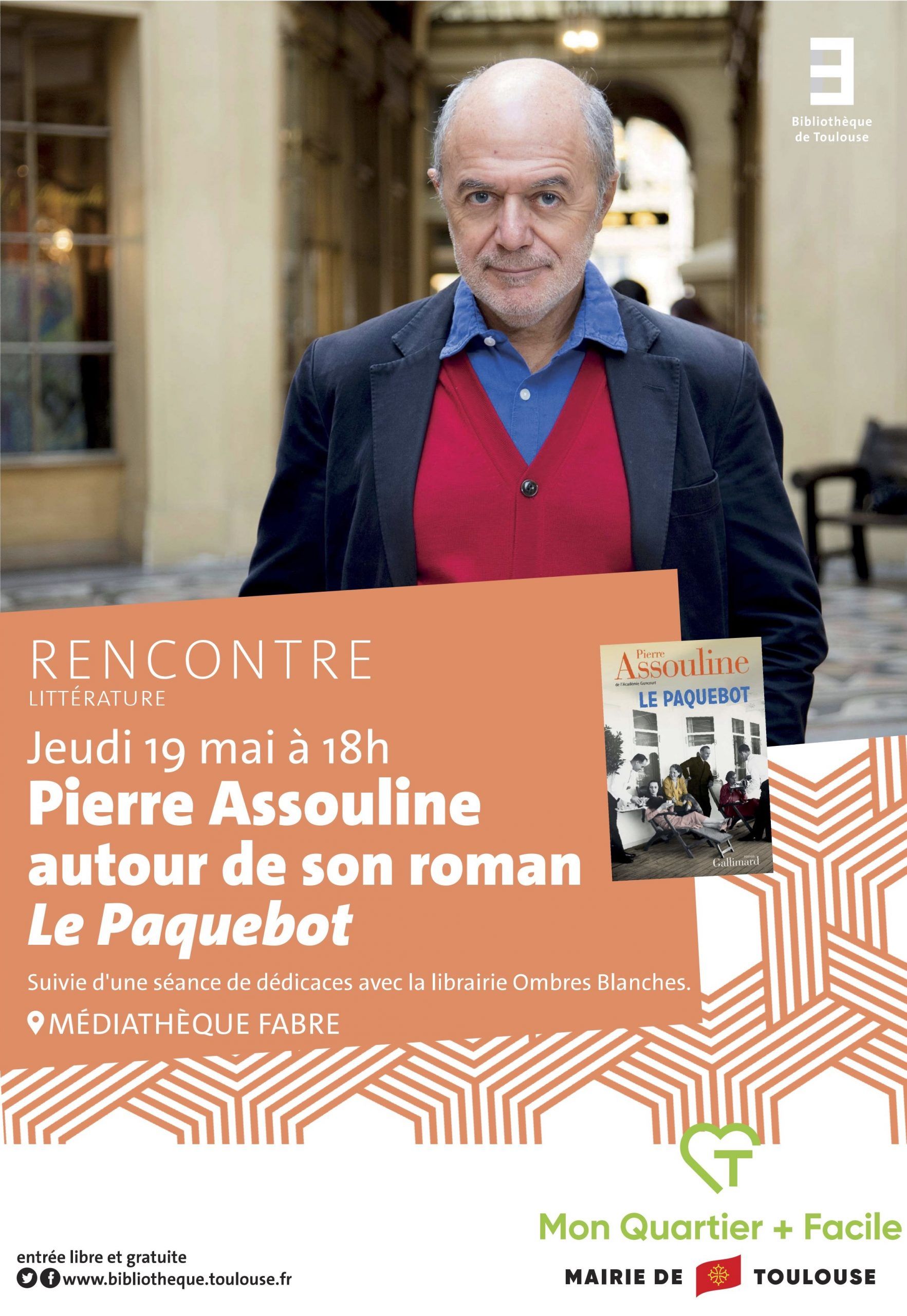 Pierre Assouline - Médiathèque Fabre
