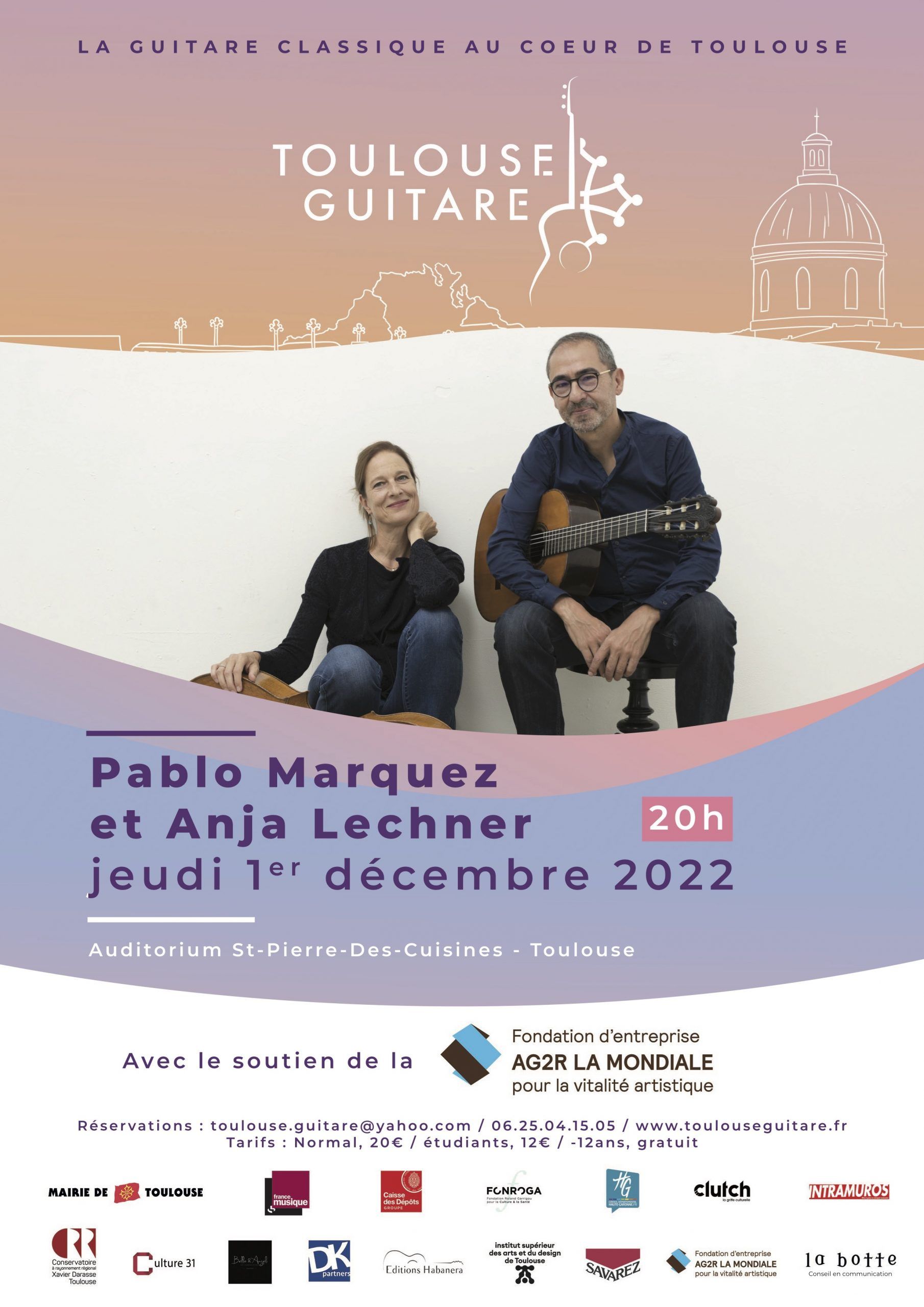 Toulouse Guitare - Pablo Marquez et Anja Lechner