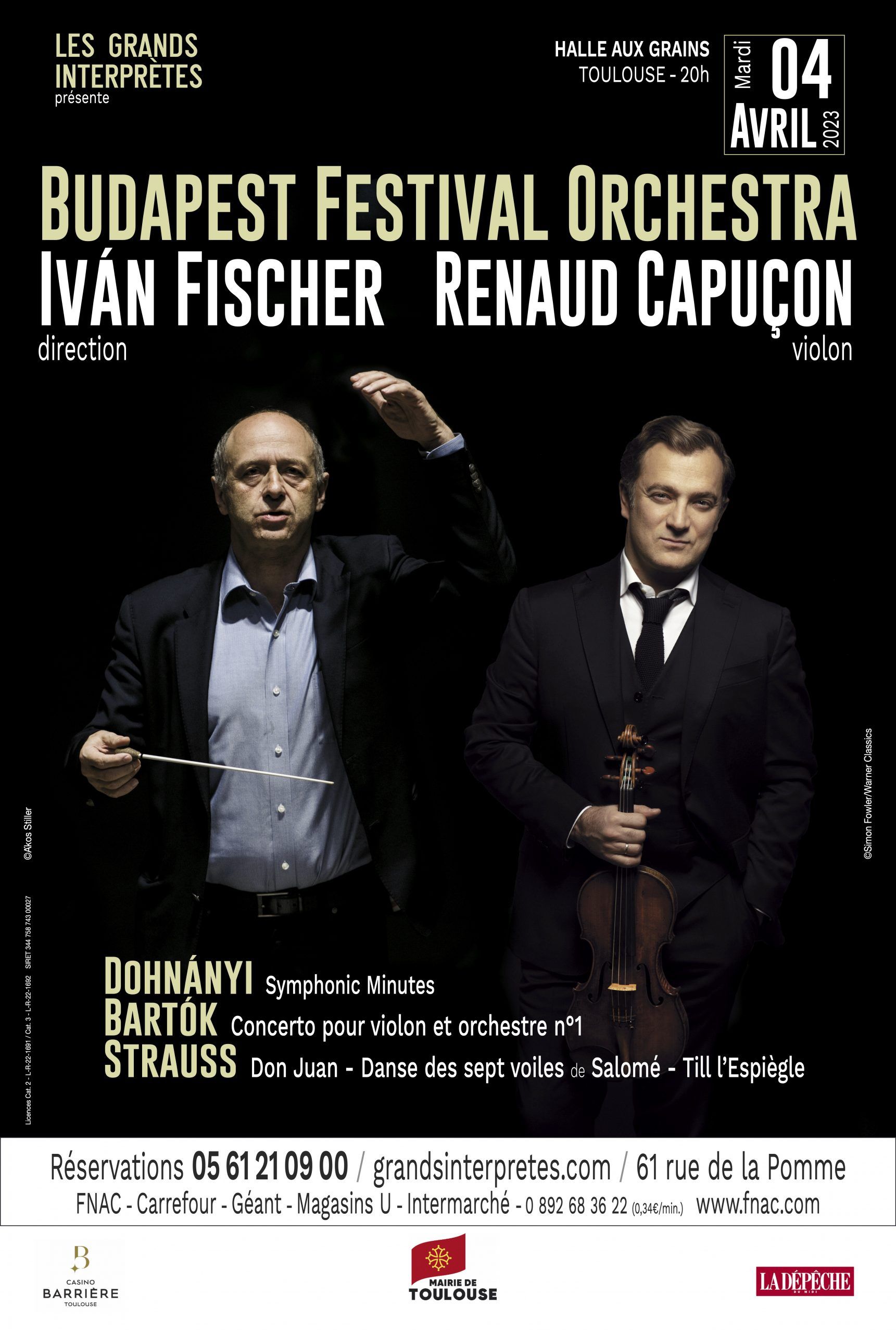 Les Grands Interprètes - Budapest Festival Orchestra 2023