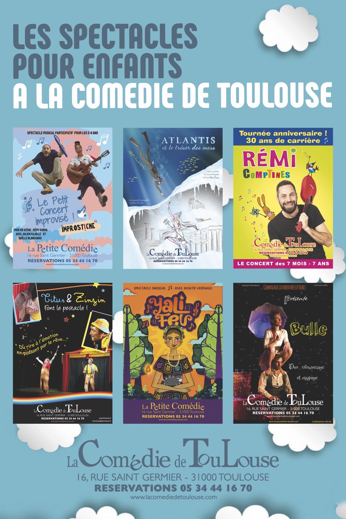 La Comédie de Toulouse - spectacle pour enfants 2023