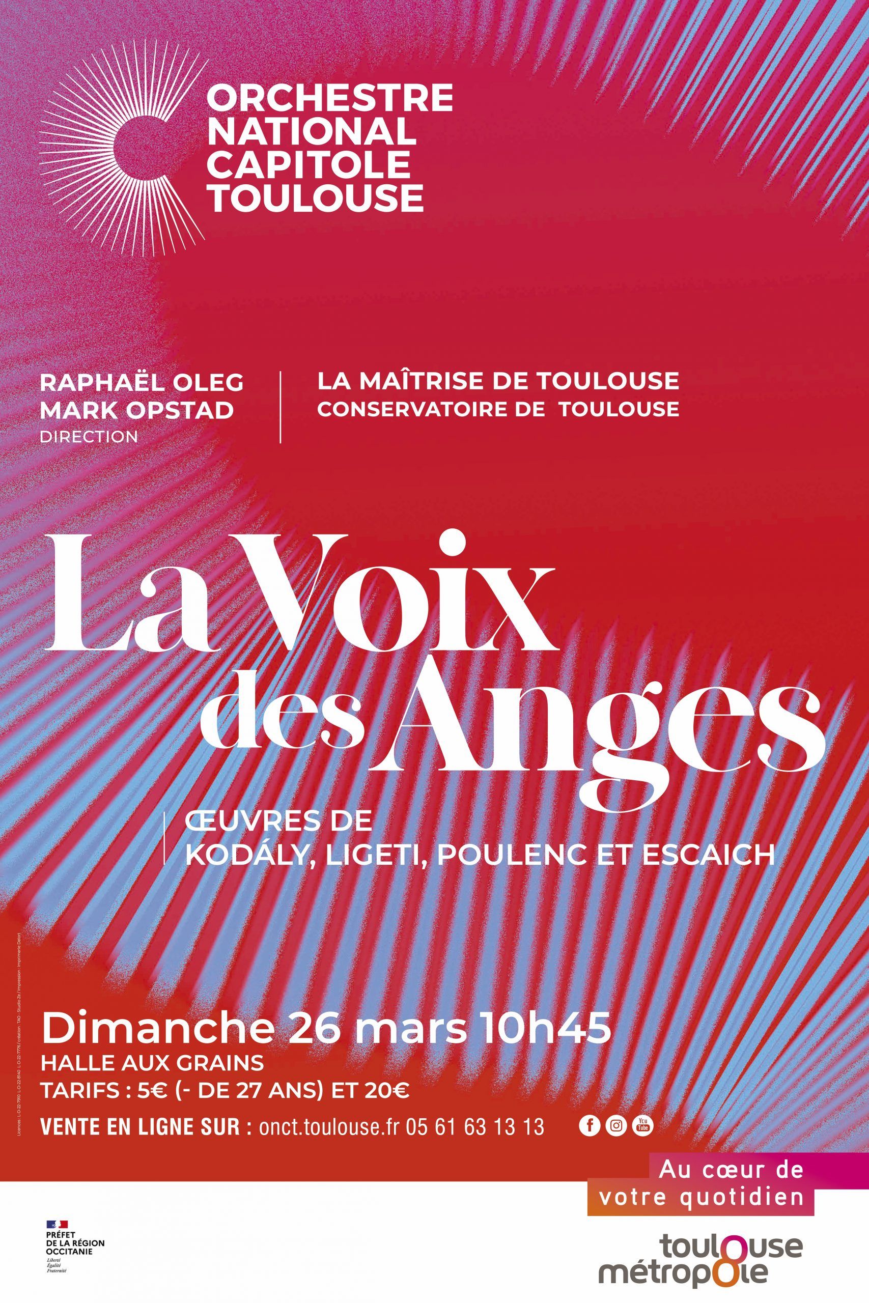 Orchestre national du Capitole - La Voix des Anges