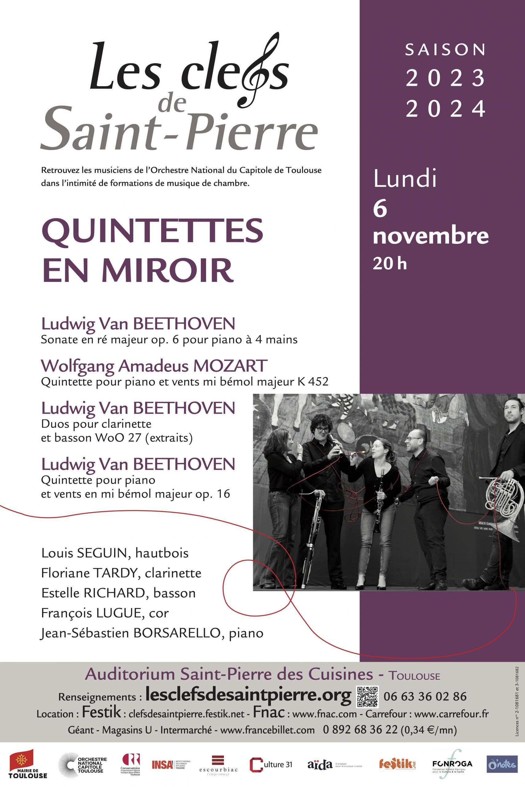 Les Clefs de Saint-Pierre - Quintettes en miroir