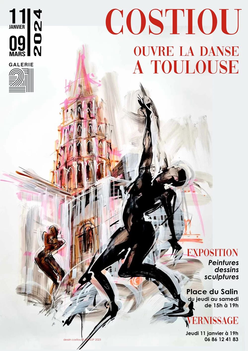 Galerie 21 - Costiou ouvre la danse à Toulouse