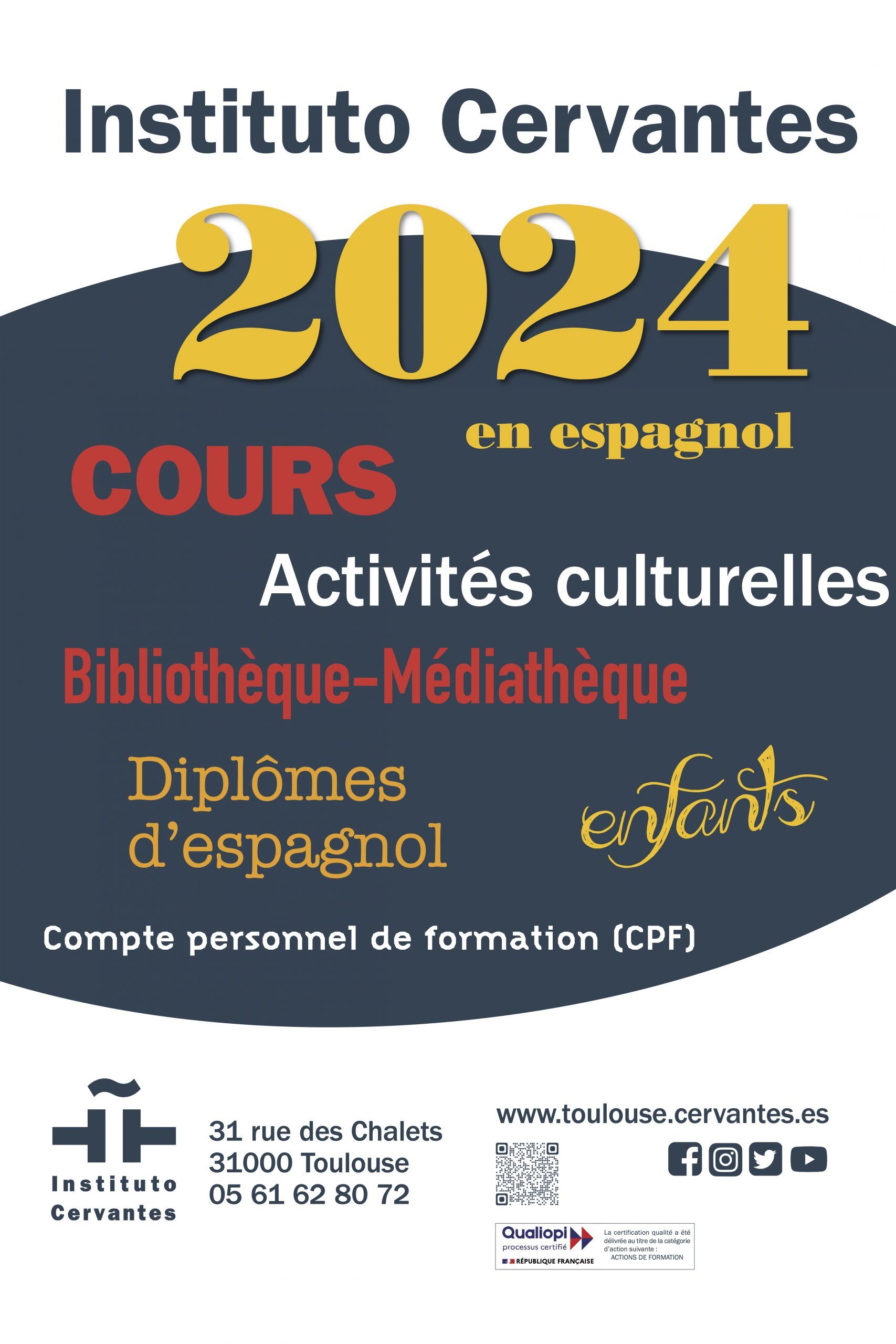 Institut Cervantes - Cours 2024