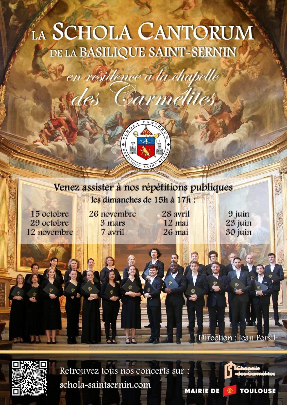 La Schola Cantorum - Résidence à la Chapelle des Carmélites