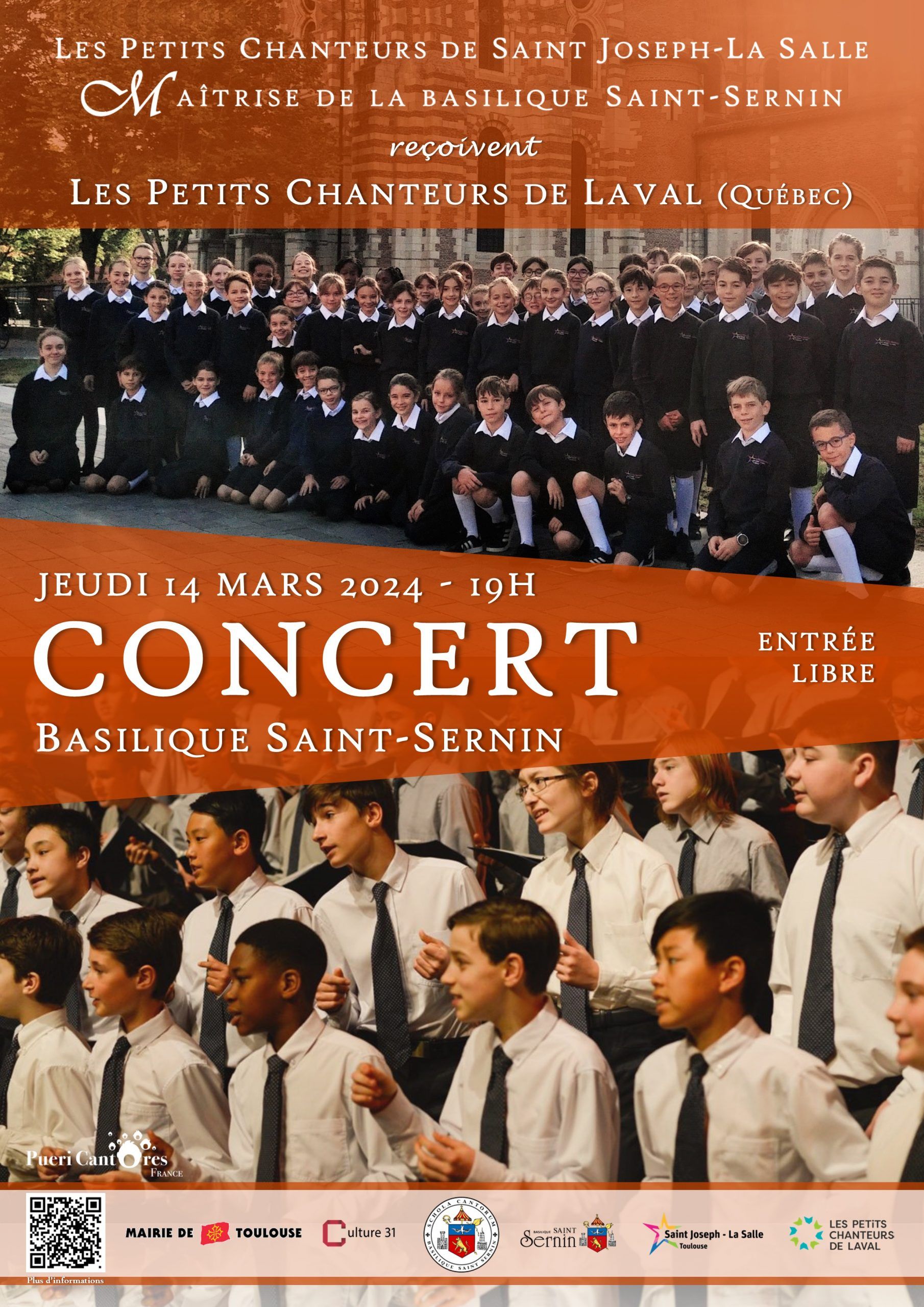 Schola Cantorum de la basilique Saint-Sernin - Concert du 14 mars