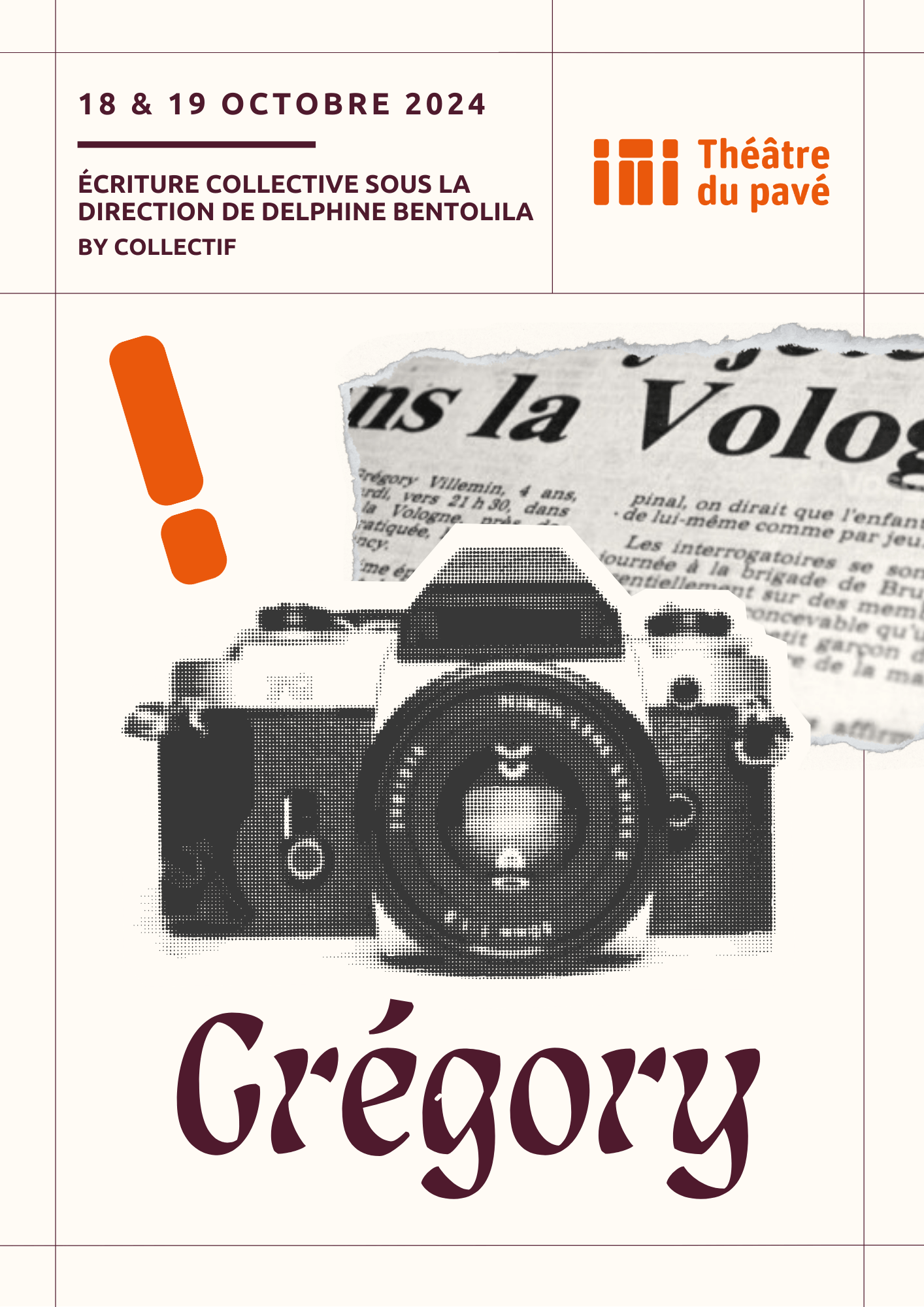 Théâtre du Pavé - Grégory