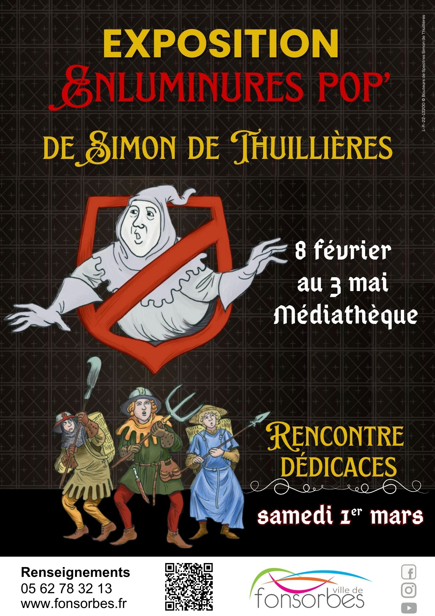 Ville de Fonsorbes - Exposition « Enluminures pop’ de Simon de Thuillières »
