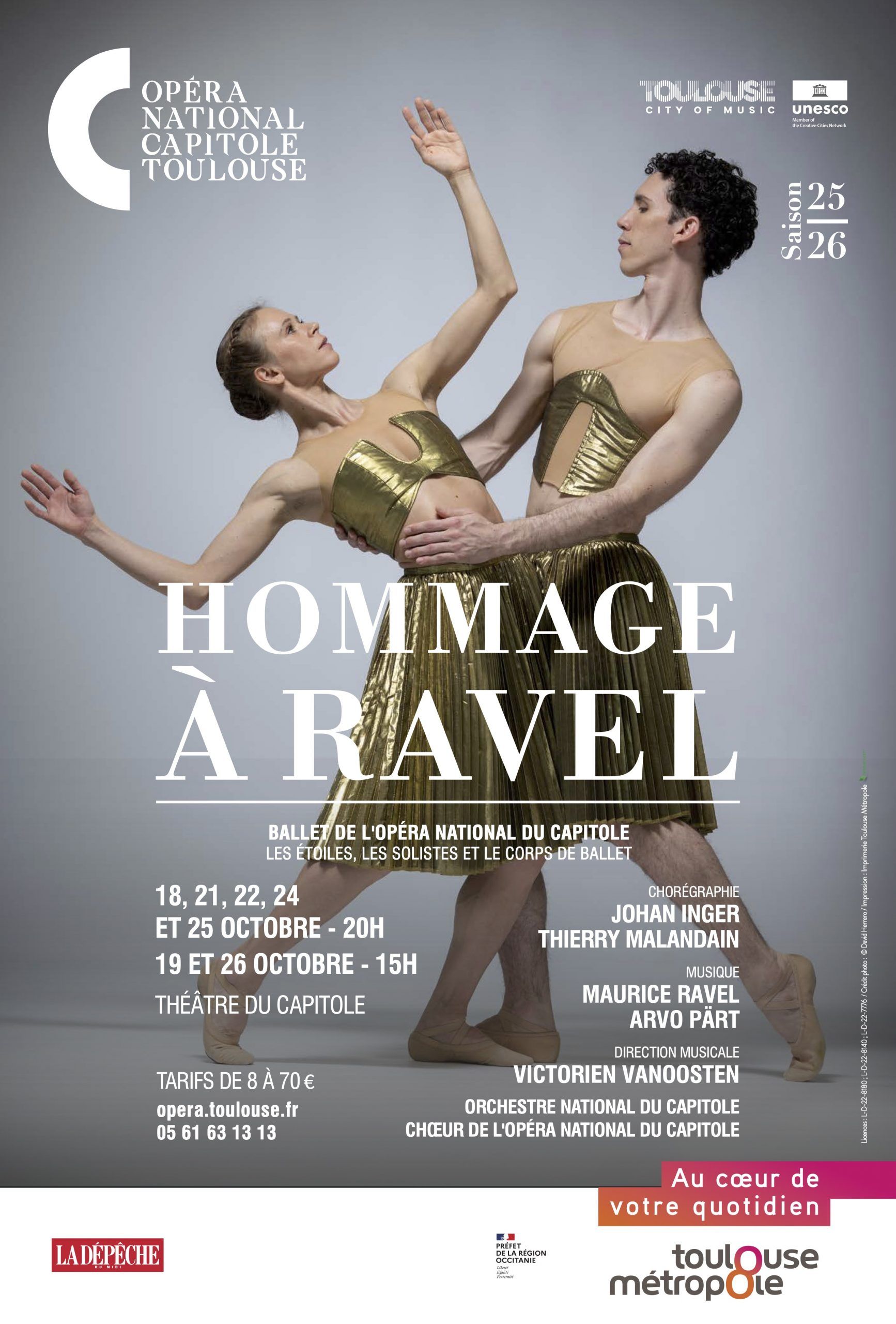 Ballet de l'Opéra national du Capitole - Hommage à Ravel