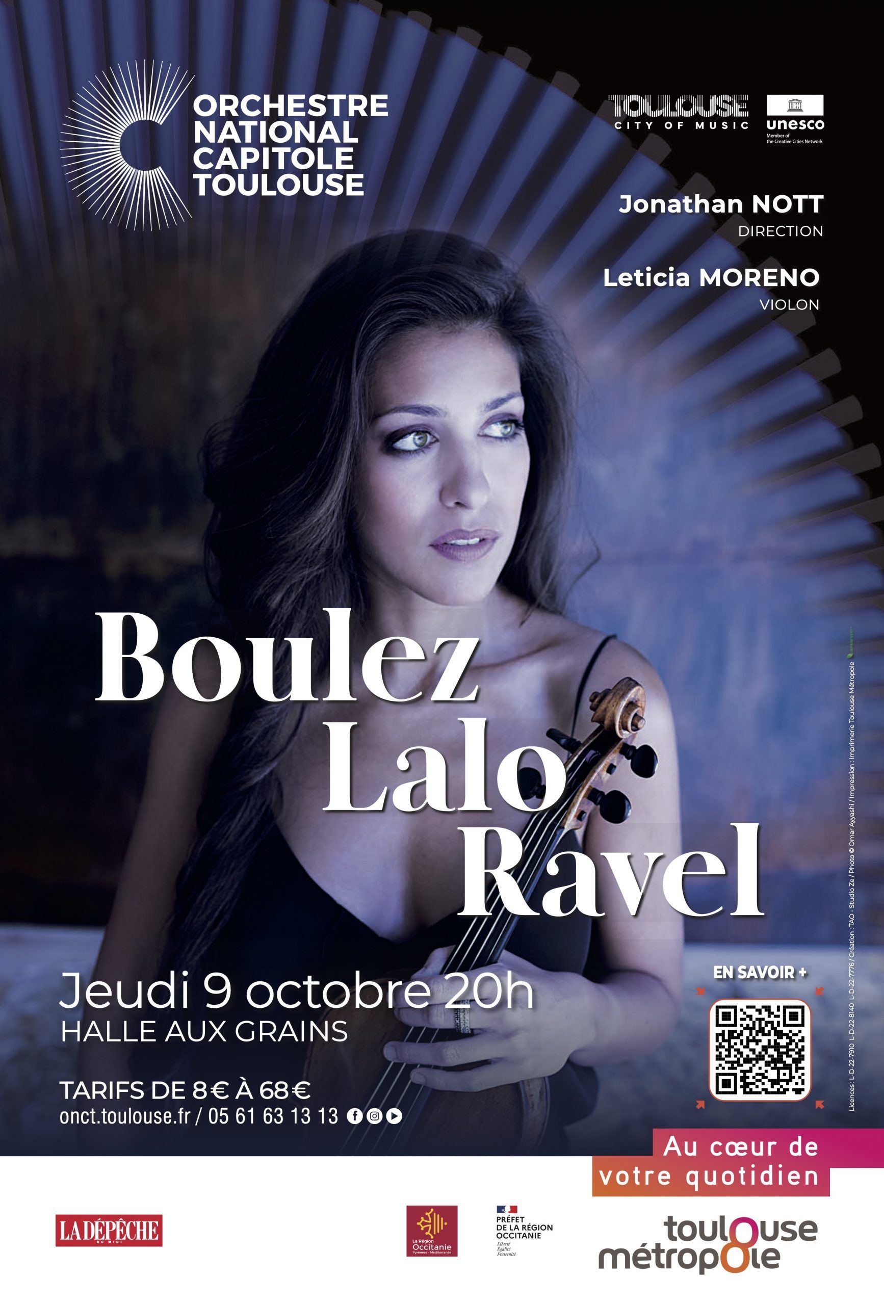 Orchestre national du Capitole - Jonathan Nott et Leticia Moreno