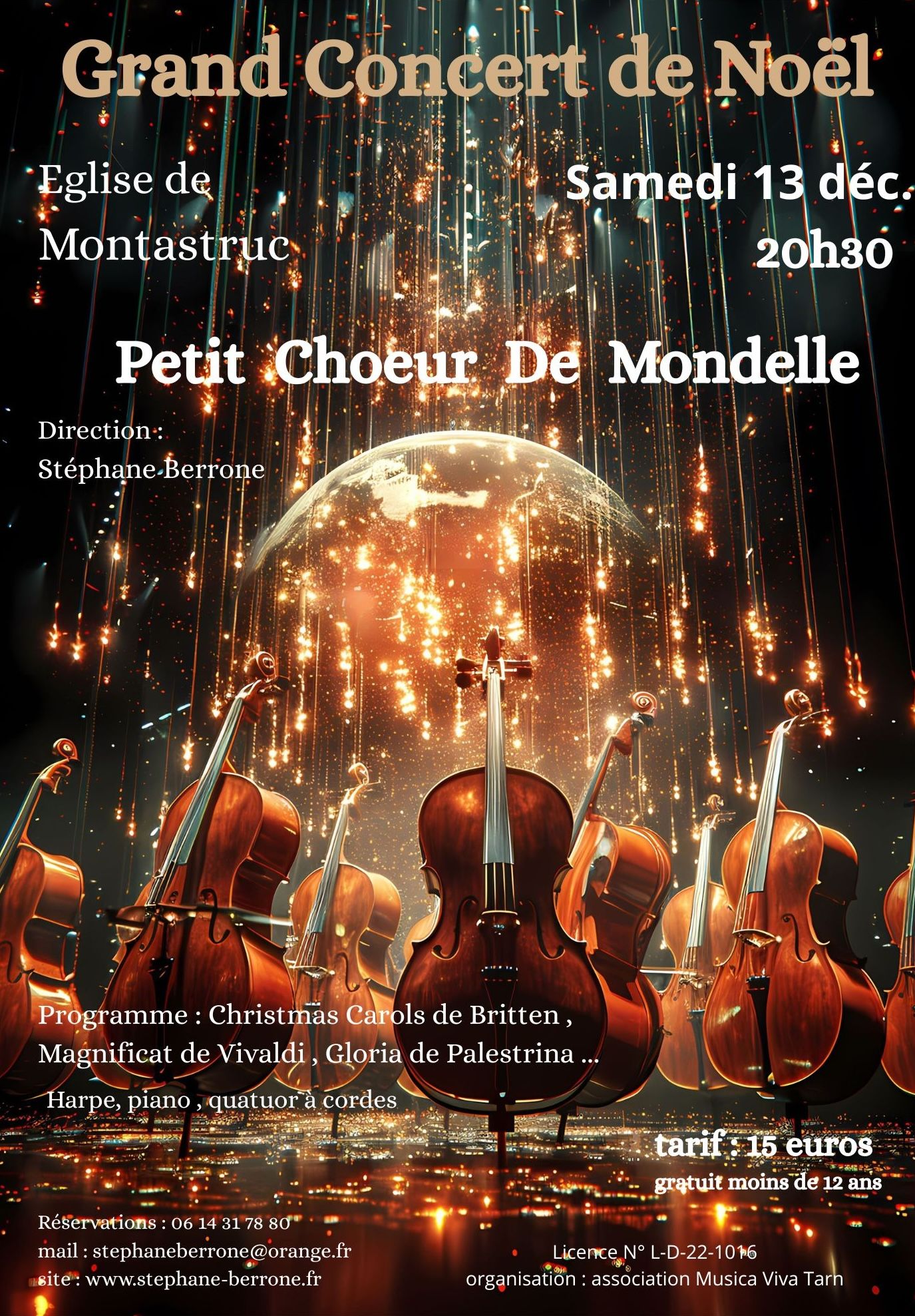 Eglise de Montastruc - Grand concert de Noël
