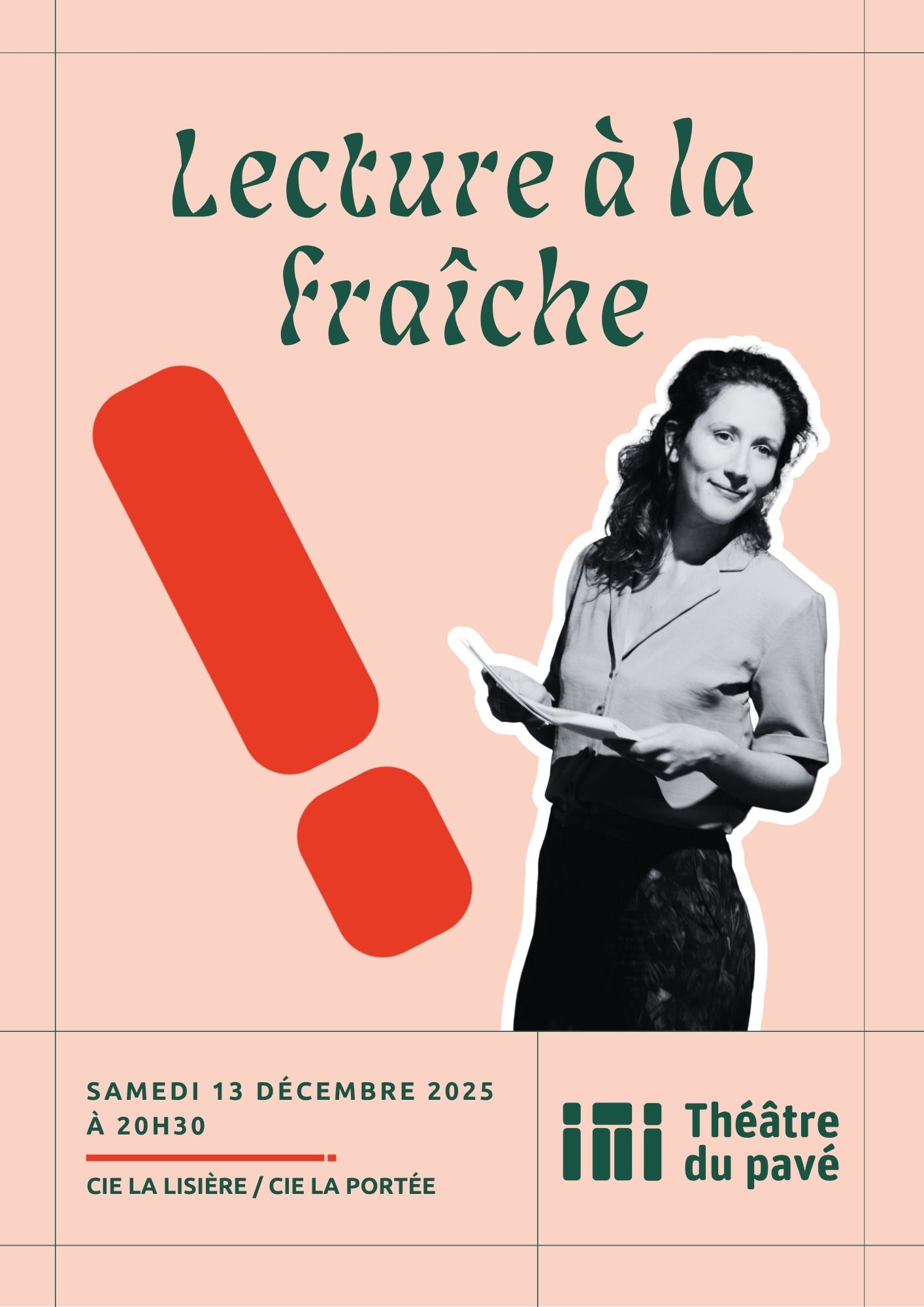 Théâtre du Pavé - Lecture à la fraîche