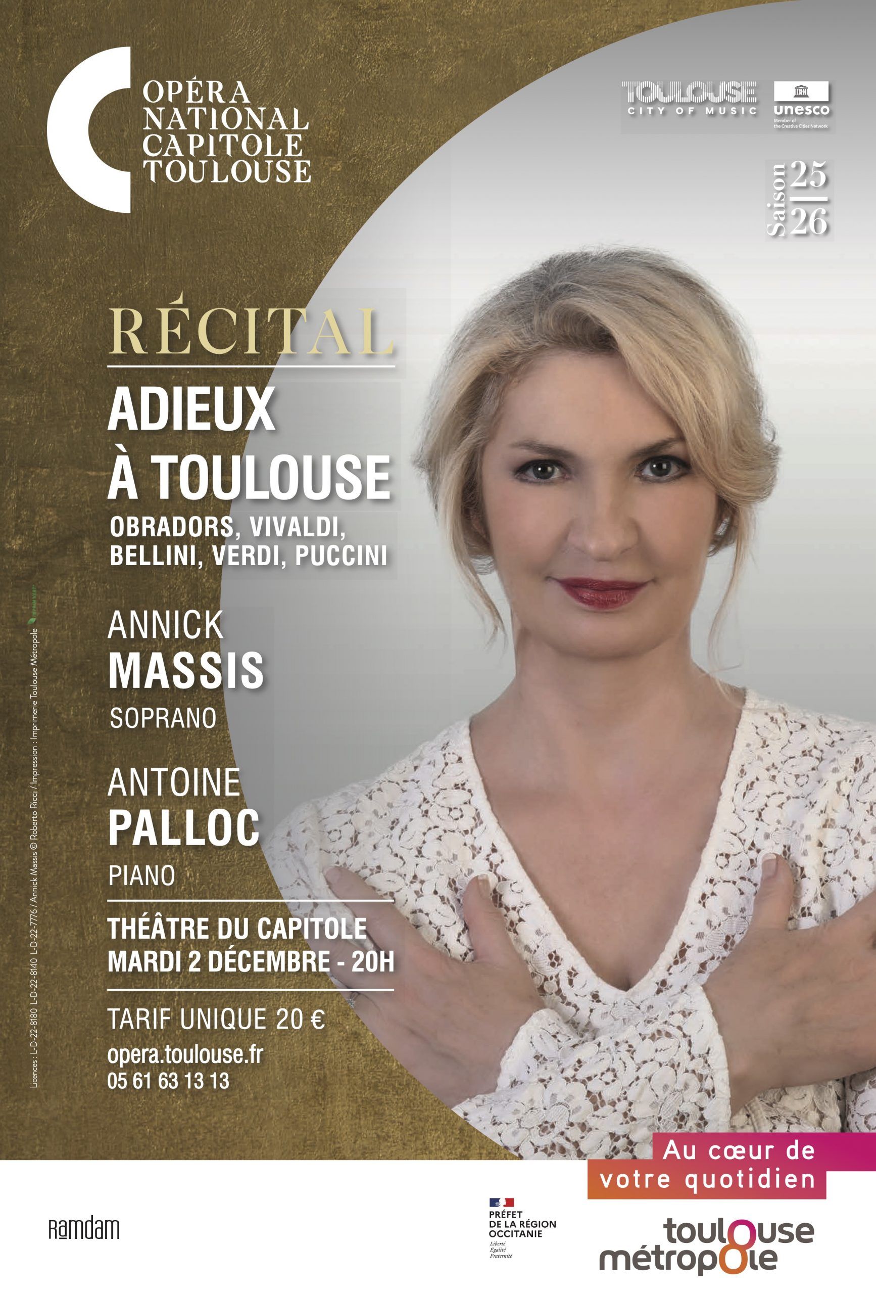 Opéra national du Capitole - Annick Massis