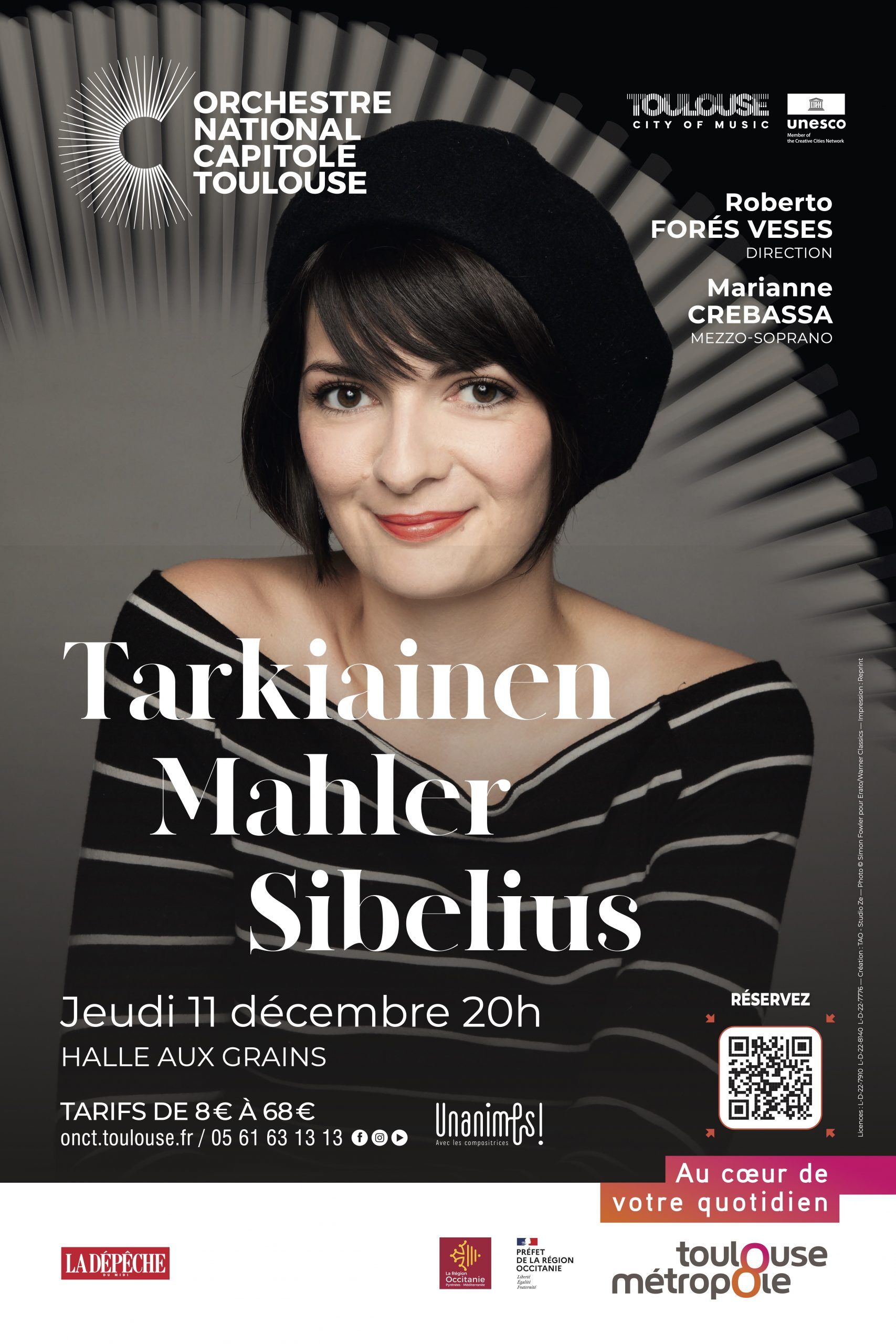 Orchestre national du Capitole - Roberto Forés Veses et Marianne Crebassa