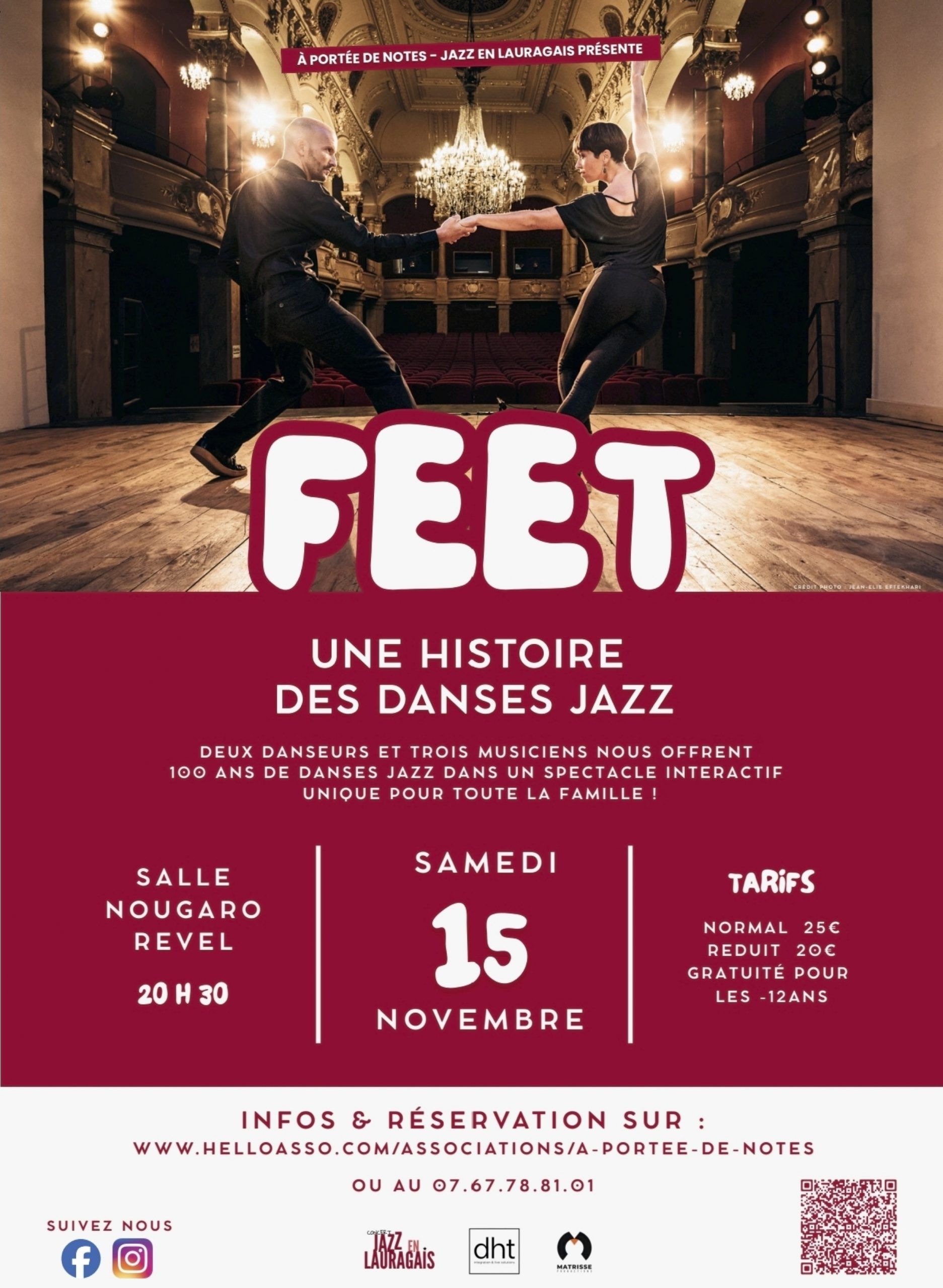 Salle Nougaro Revel - Feet