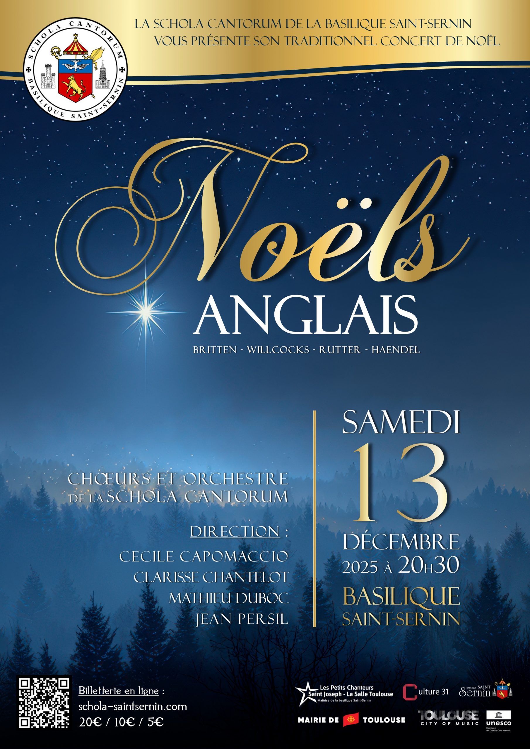 La Schola Schantorum de Saint-Sernin - Noël Anglais