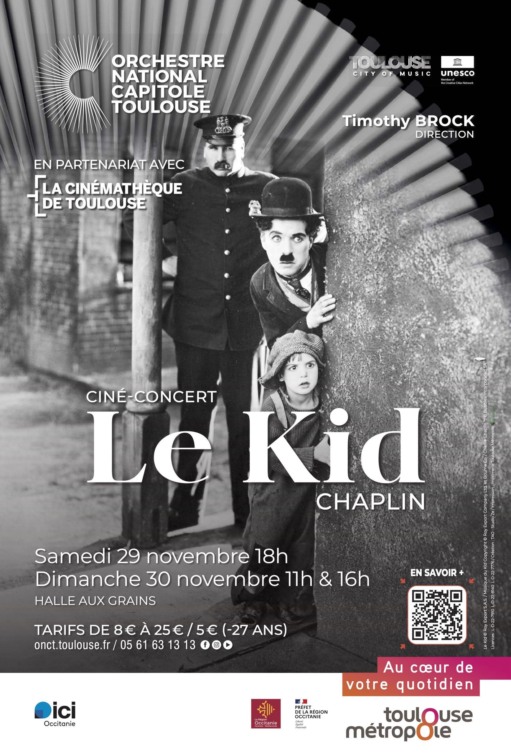 Orchestre national du Capitole - Ciné concert Le Kid