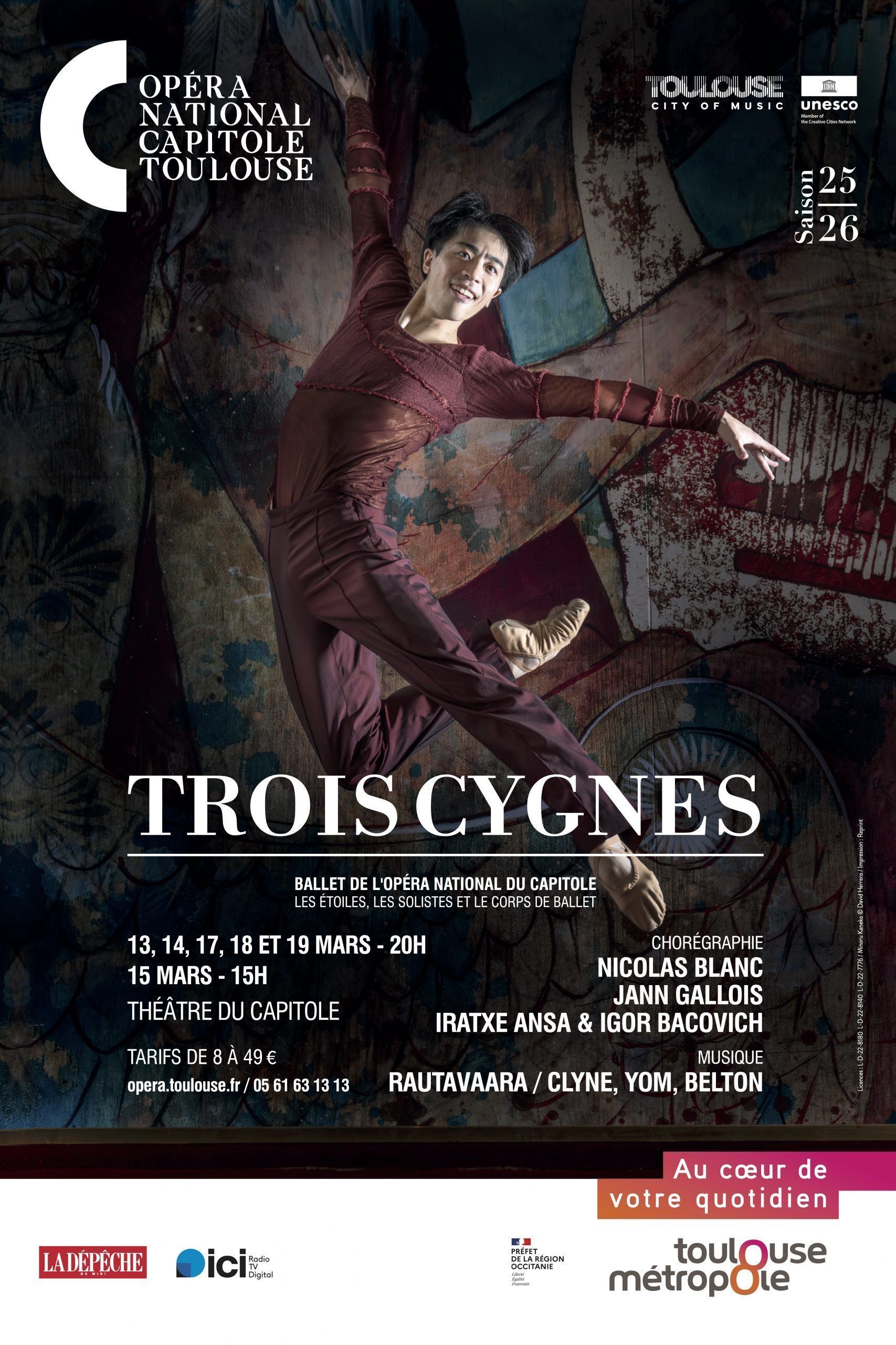 Opéra national du Capitole - Trois Cygnes