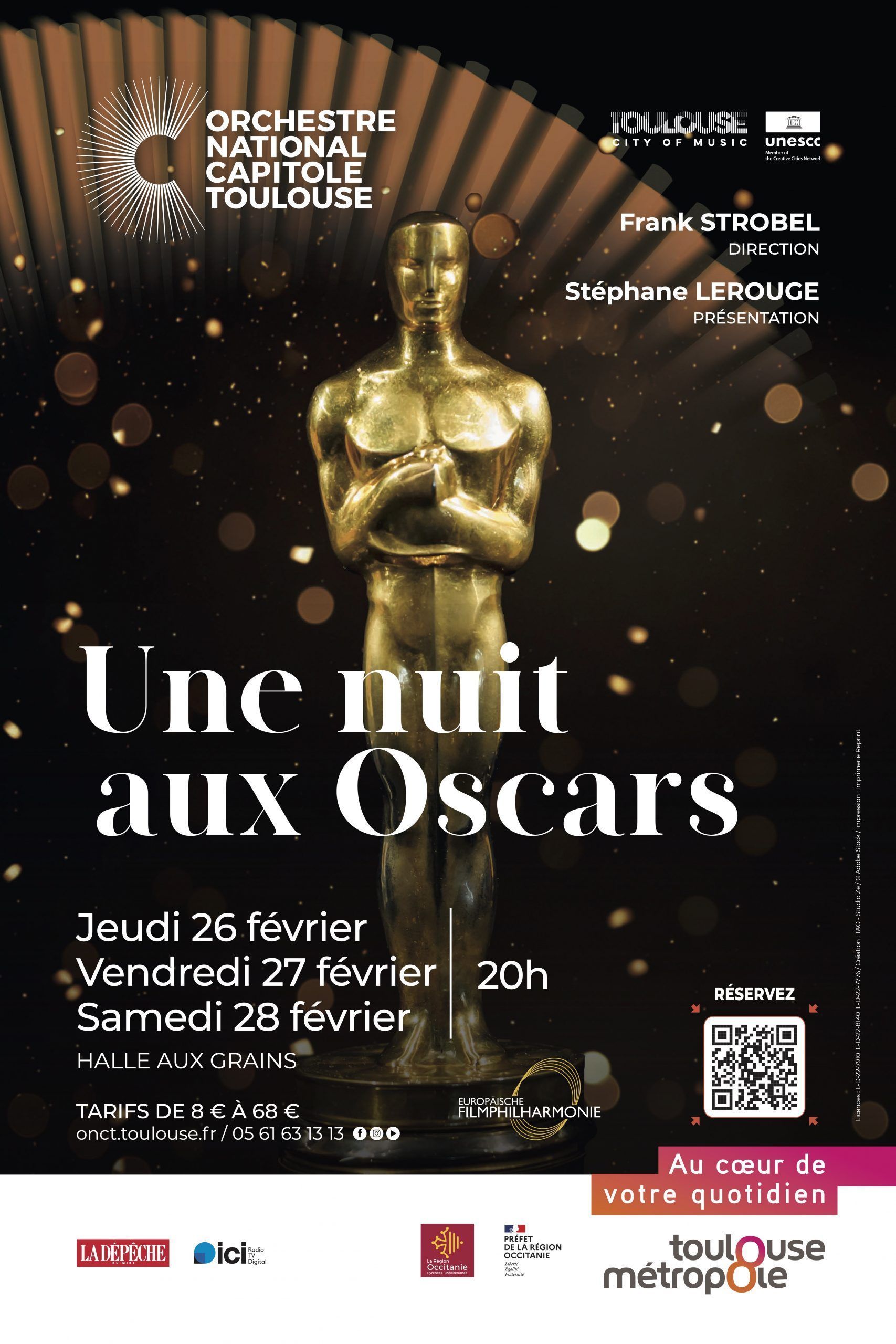 Orchestre national du Capitole - Une nuit aux Oscars