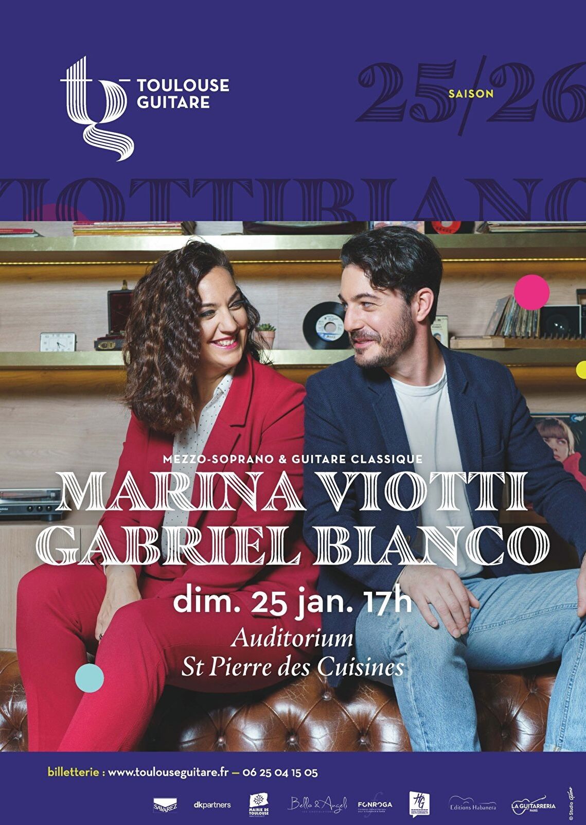Toulouse Guitare - Marina Vioti et Gabriel Bianco