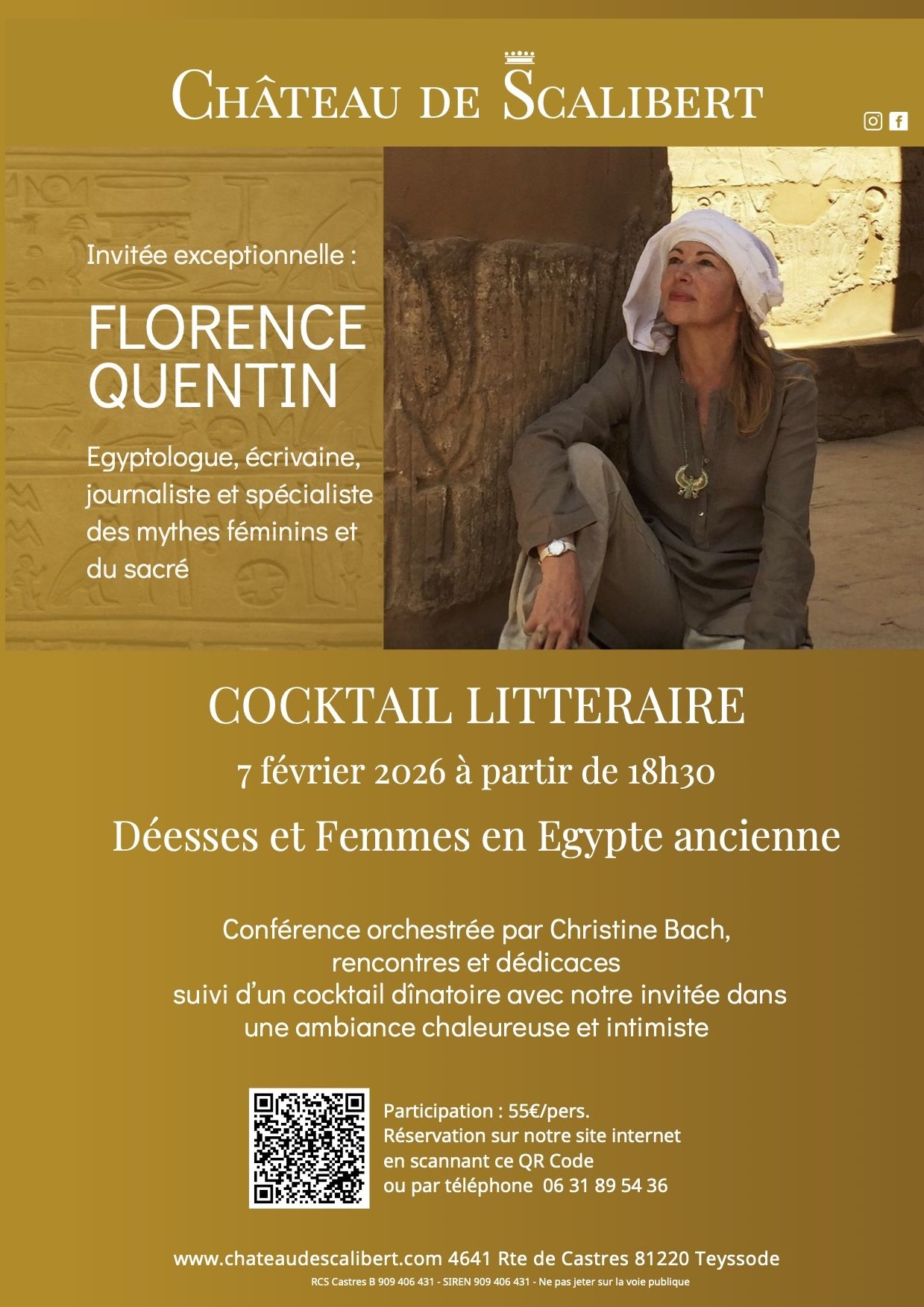 Florence Quentin au Château de Scalibert