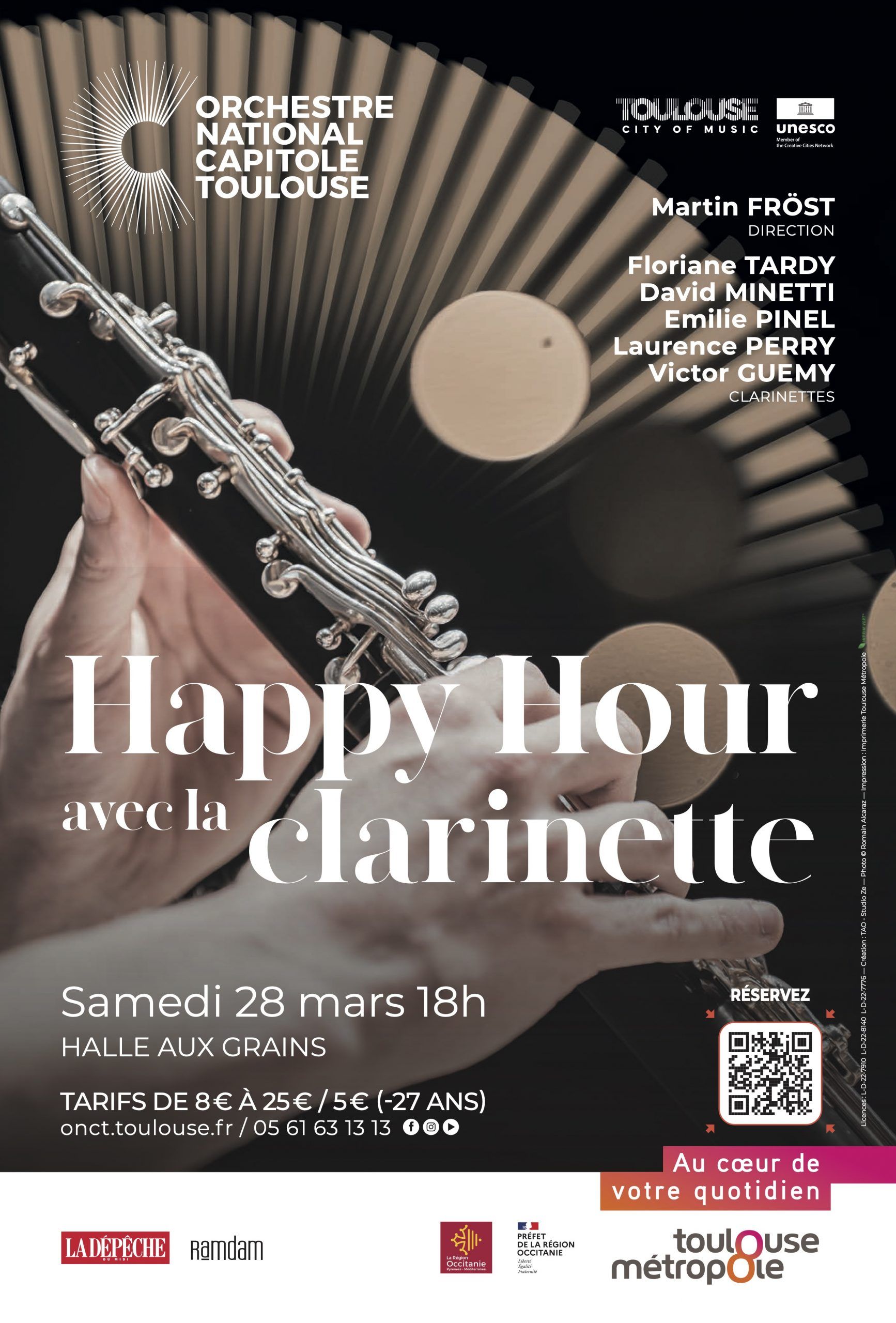 Orchestre national du Capitole - Happy Hour avec la clarinette