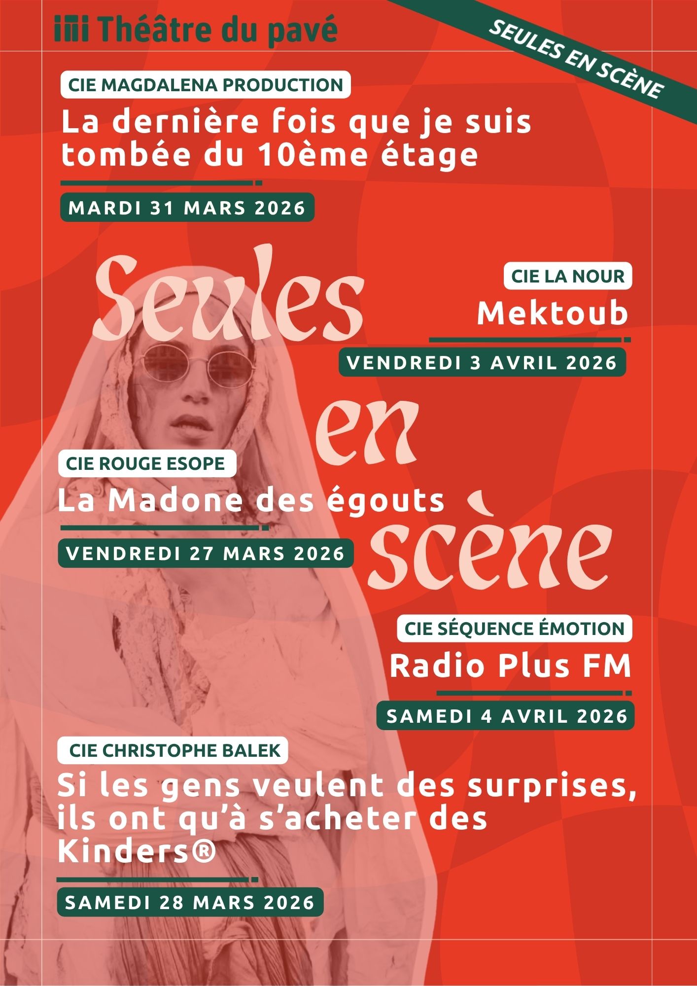 Théâtre du Pavé - Seules en scène