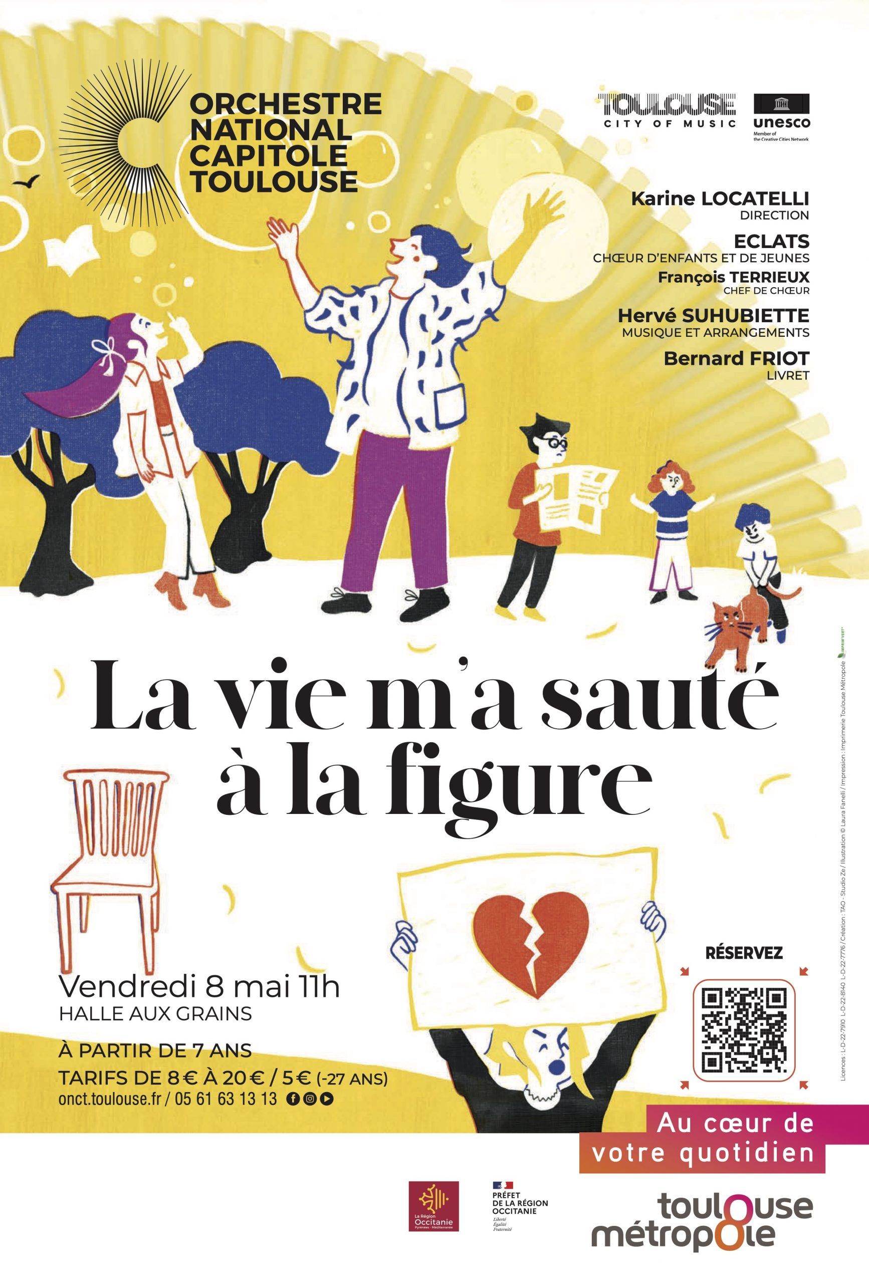 Orchestre national du Capitole - La vie m'a sauté à la figure