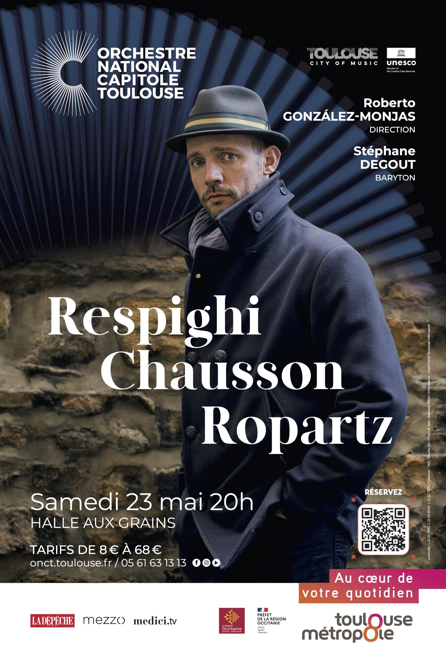 Orchestre national du Capitole - Roberto Gonzalez-Monjas / Stéphane Degout