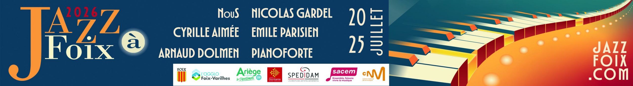 Jazz à Foix 2026 site