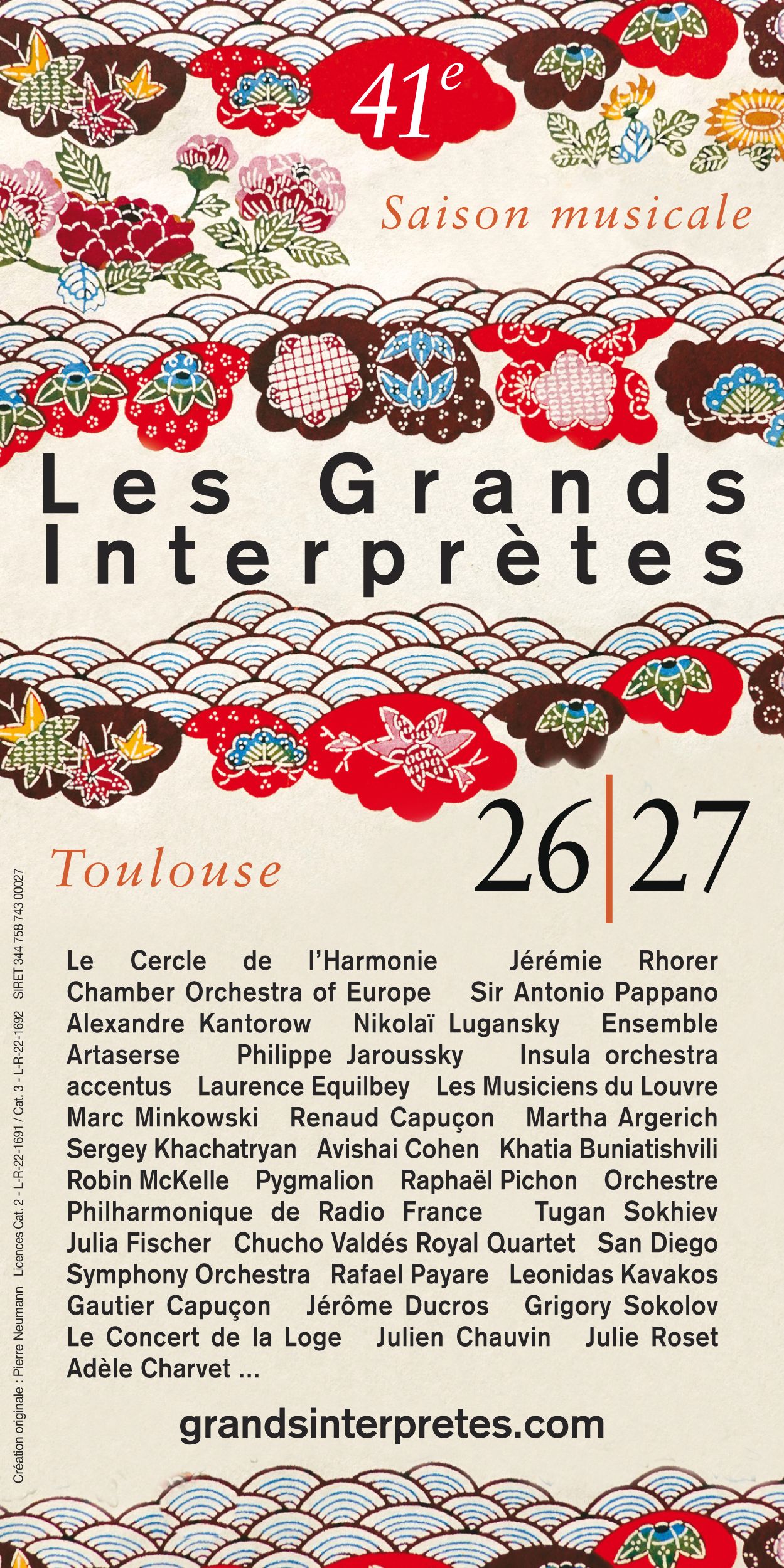 Les grands interpretes 26/27 grand format
