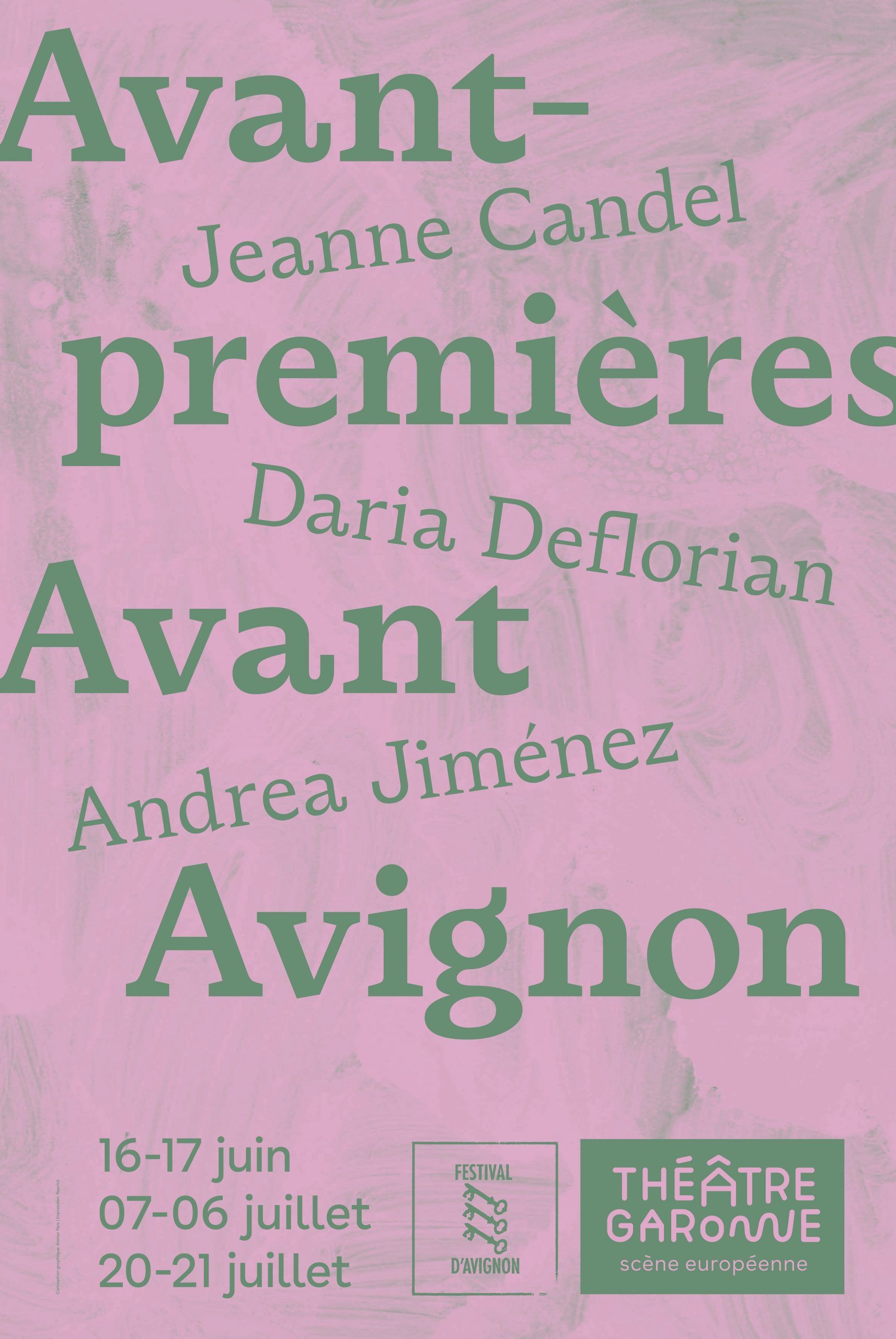Théâtre Garonne - Avant premières avant Avignon