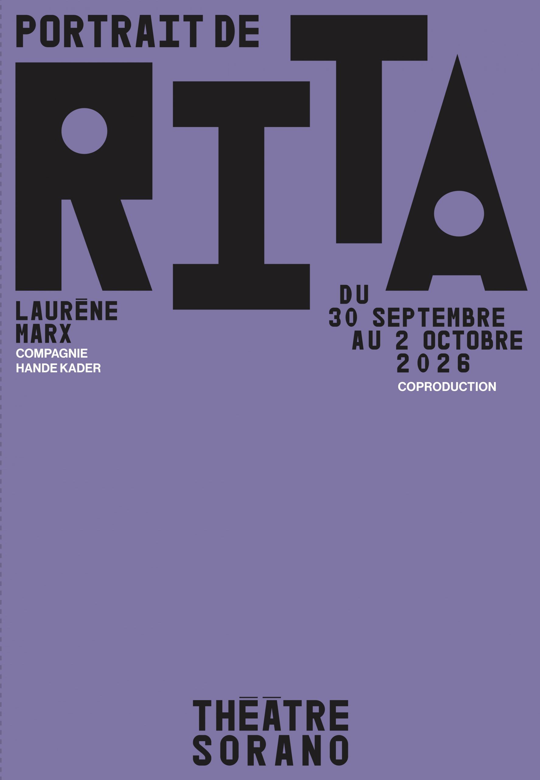 Théâtre Sorano - Portrait de Rita