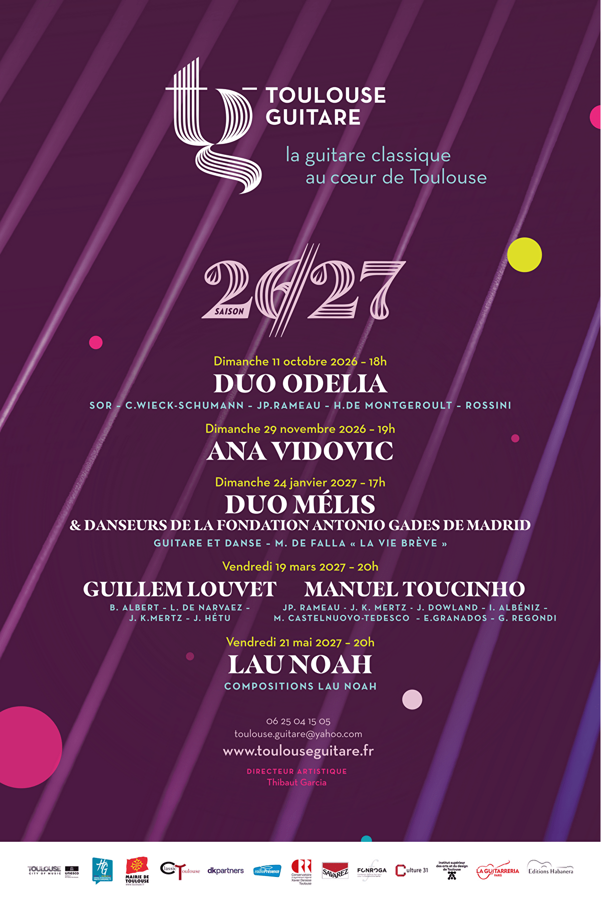 Toulouse Guitare - Saison 2026/2027