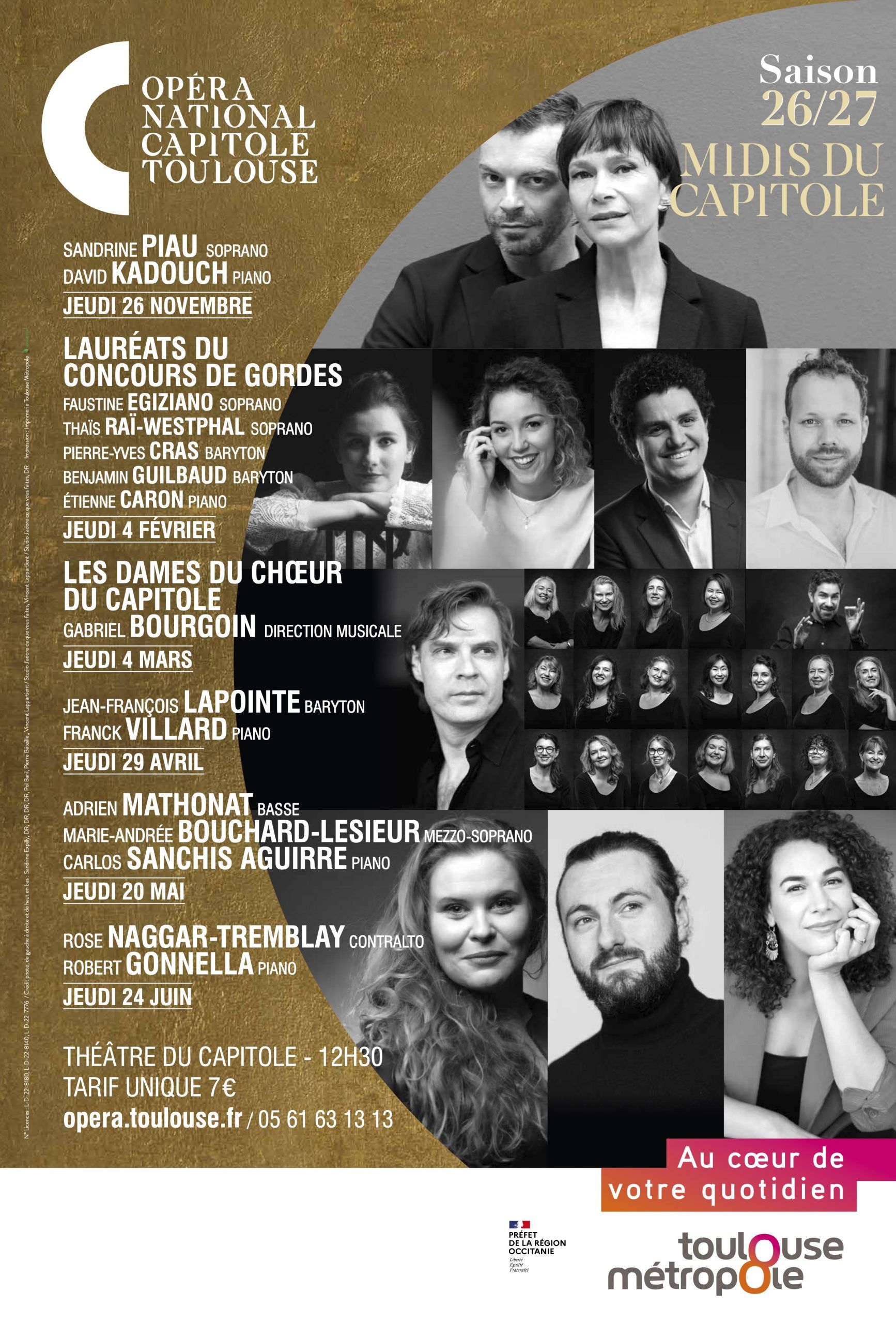 Opéra national du Capitole - Les midis du Capitole