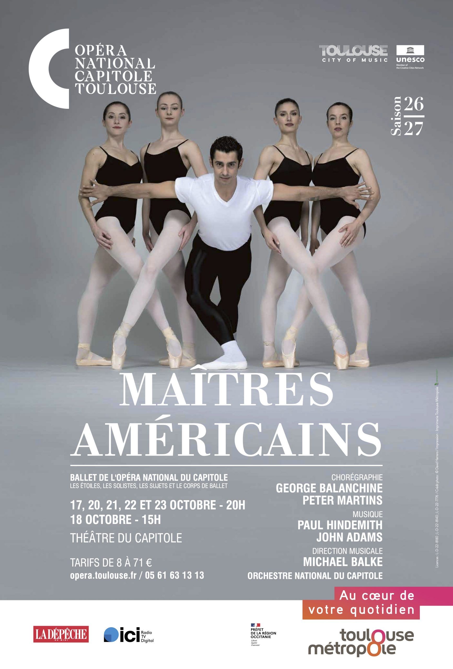 Opéra national du Capitole - Maîtres américains