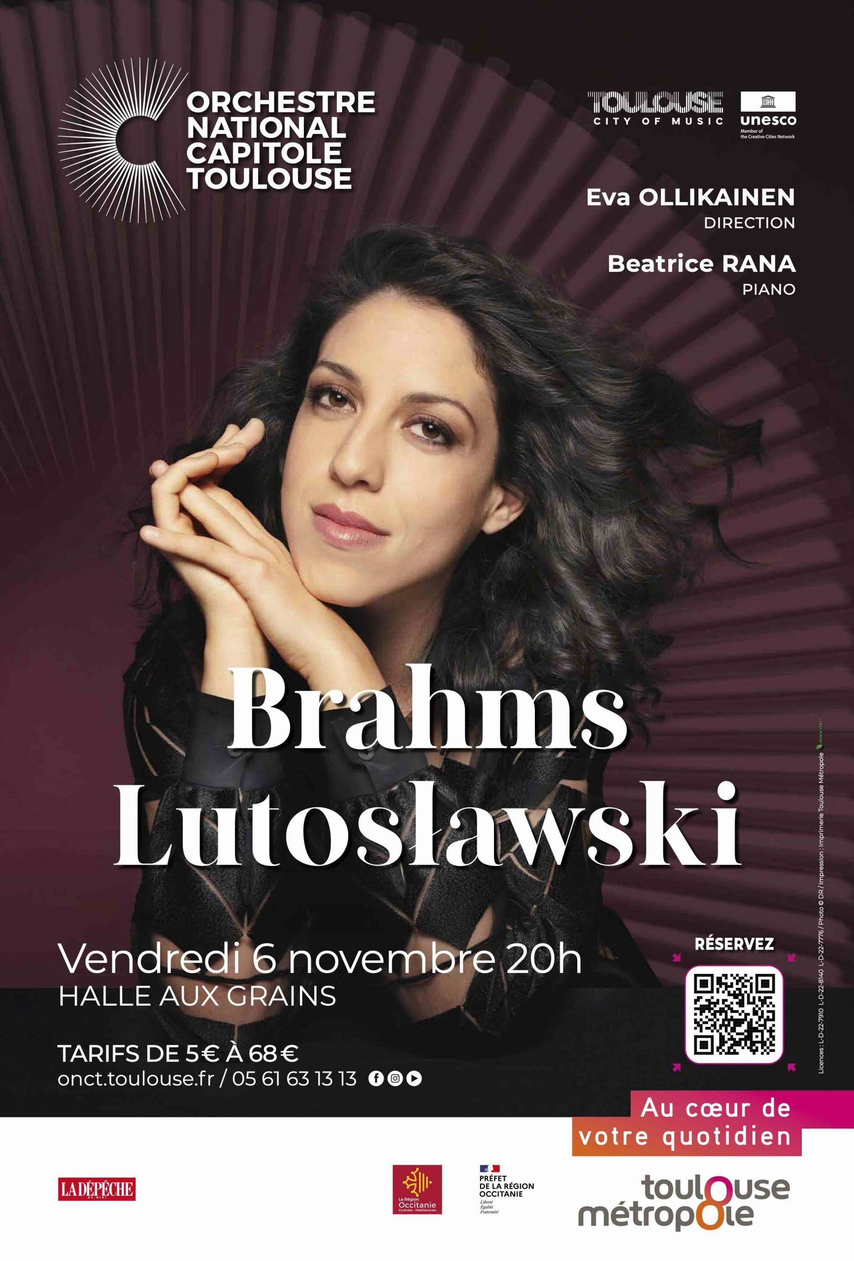 Orchestre national du Capitole - Eva Ollikainen et Béatrice Rana